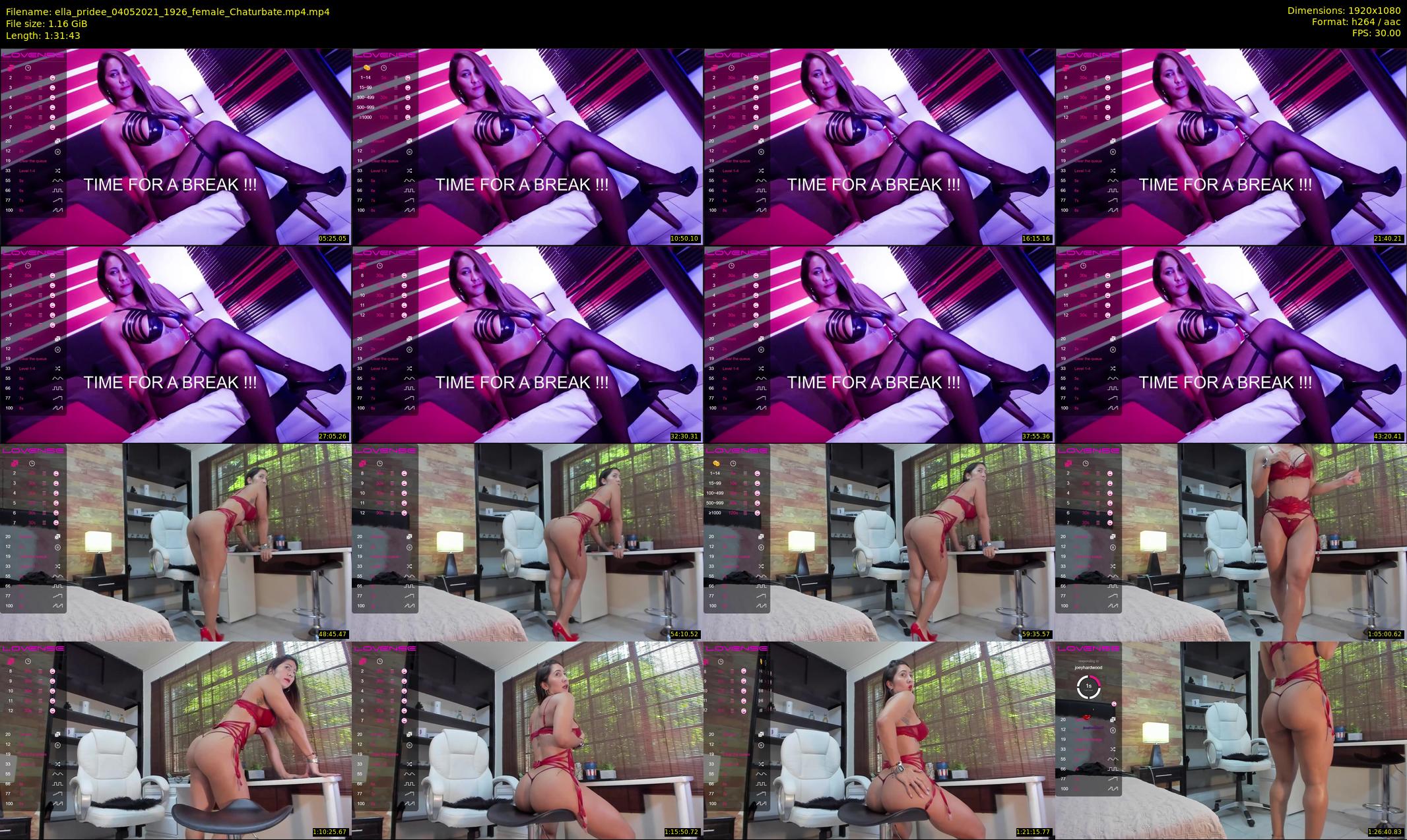ella_pridee — 92 minute Chaturbate female cam show recording, 1080p, May 4, 2021