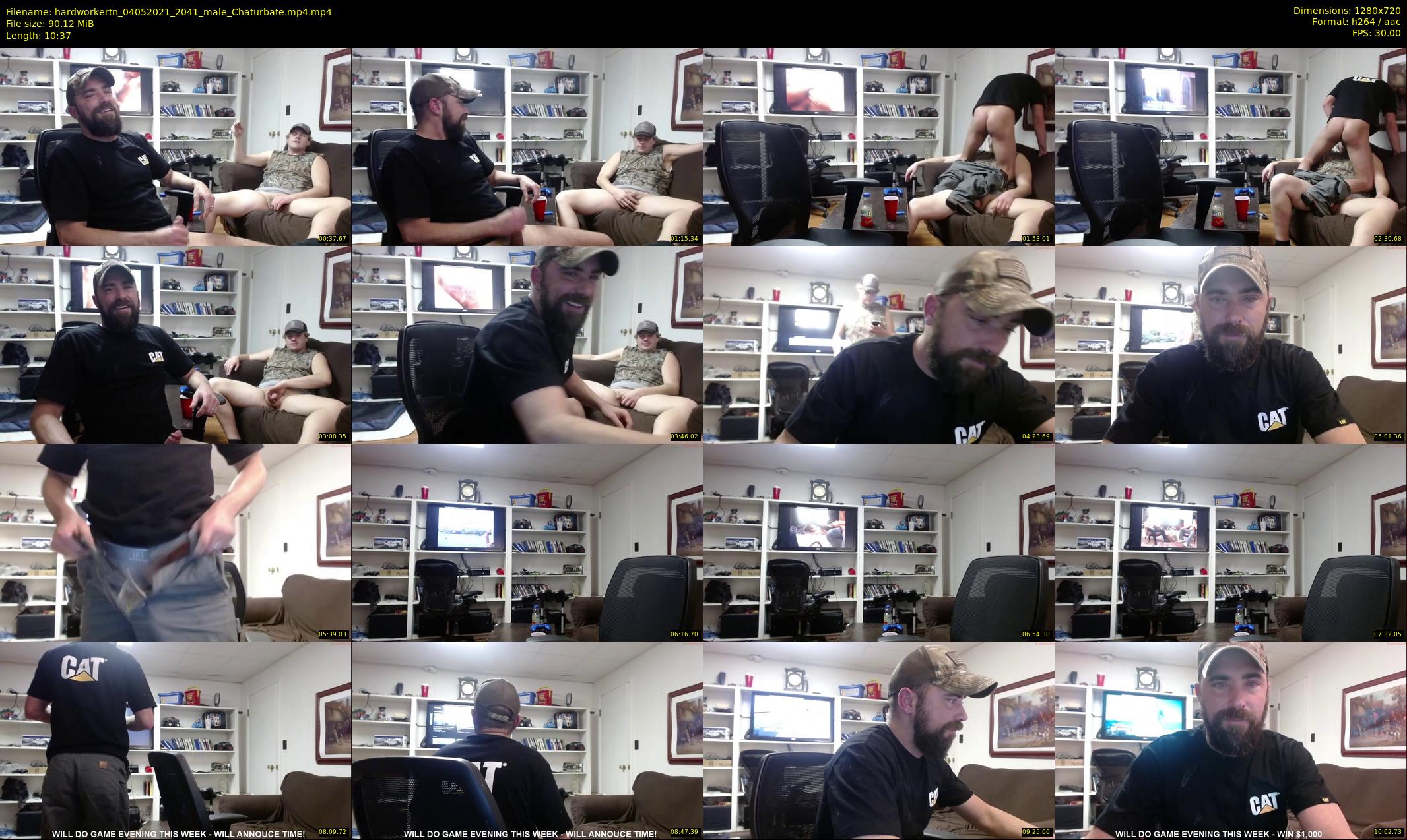 hardworkertn — 11 minute Chaturbate male cam show recording, 720p, May 4, 2021