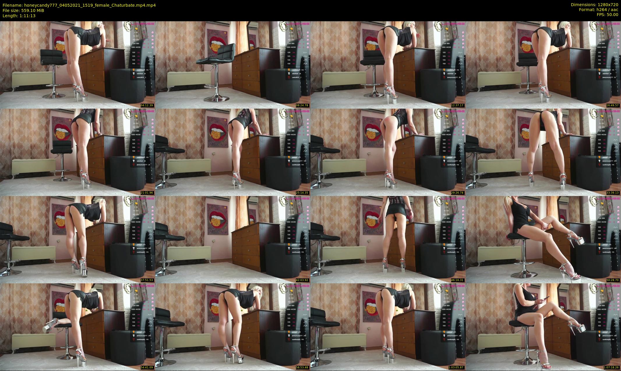 honeycandy777 — 72 minute Chaturbate couple cam show recording, 720p, May 4, 2021