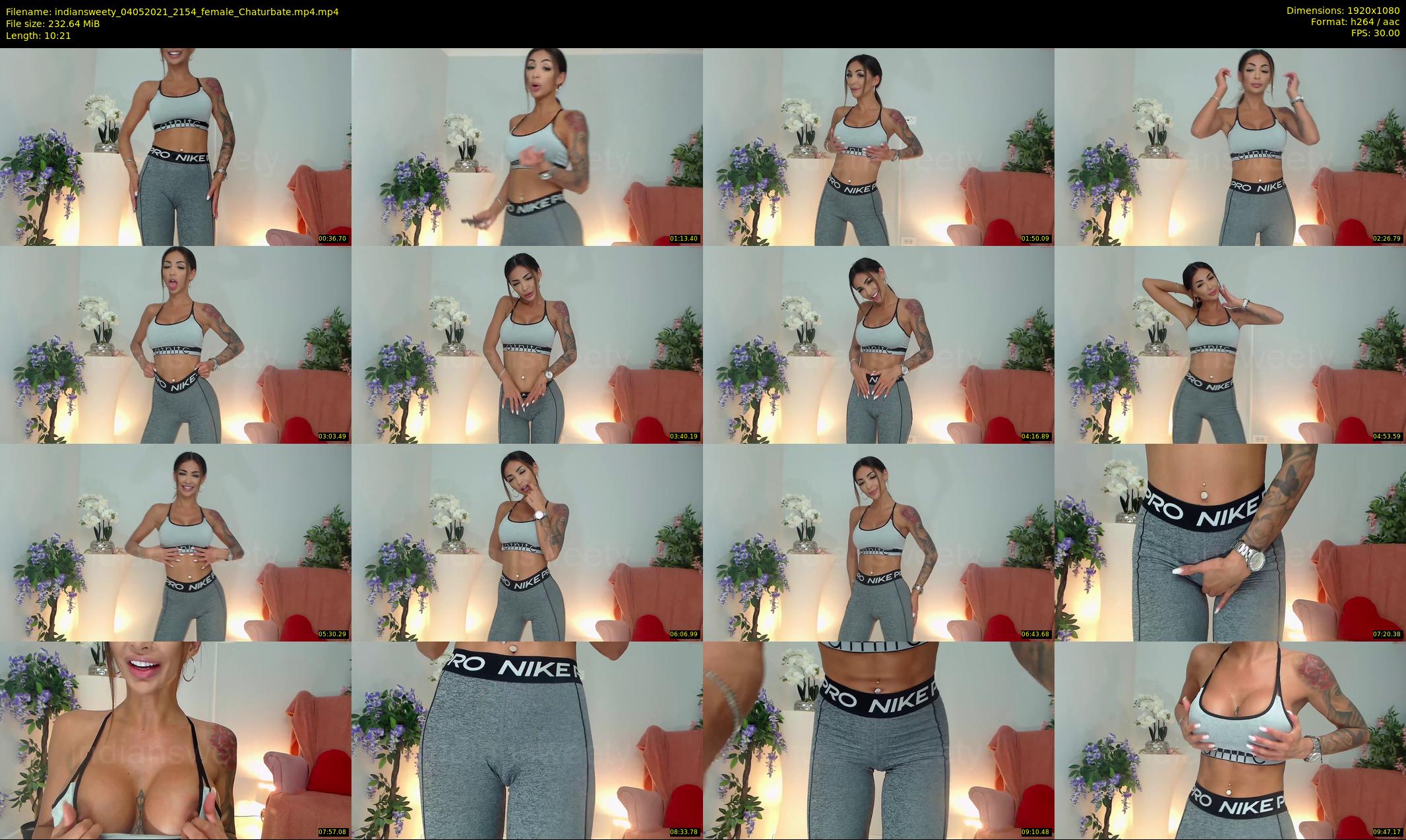 indiansweety — 11 minute Chaturbate female cam show recording, 1080p, May 4, 2021