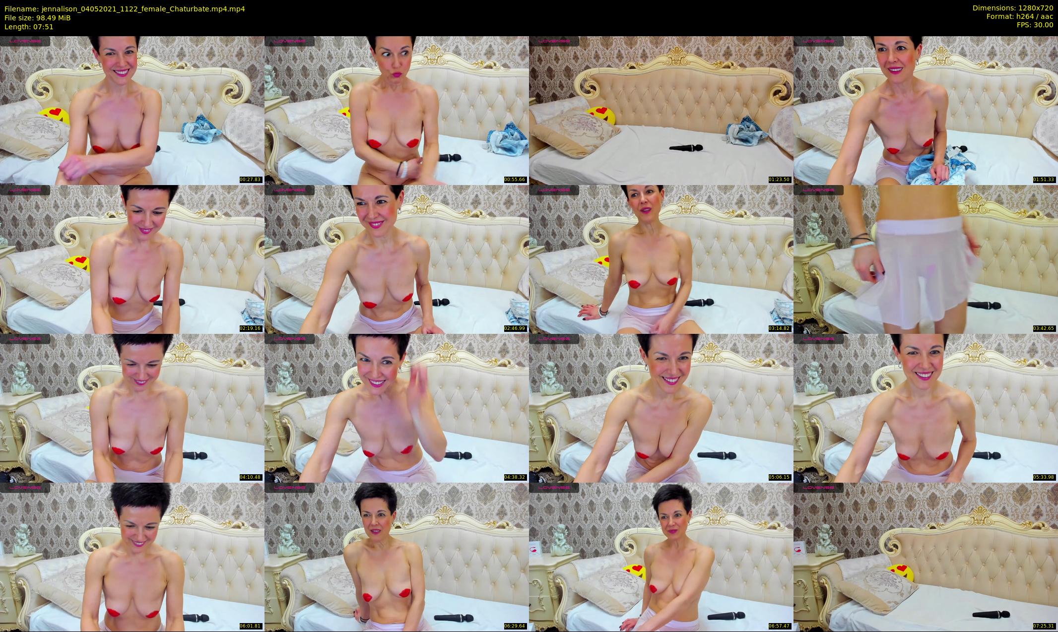 jennalison — 8 minute Chaturbate female cam show recording, 720p, May 4, 2021