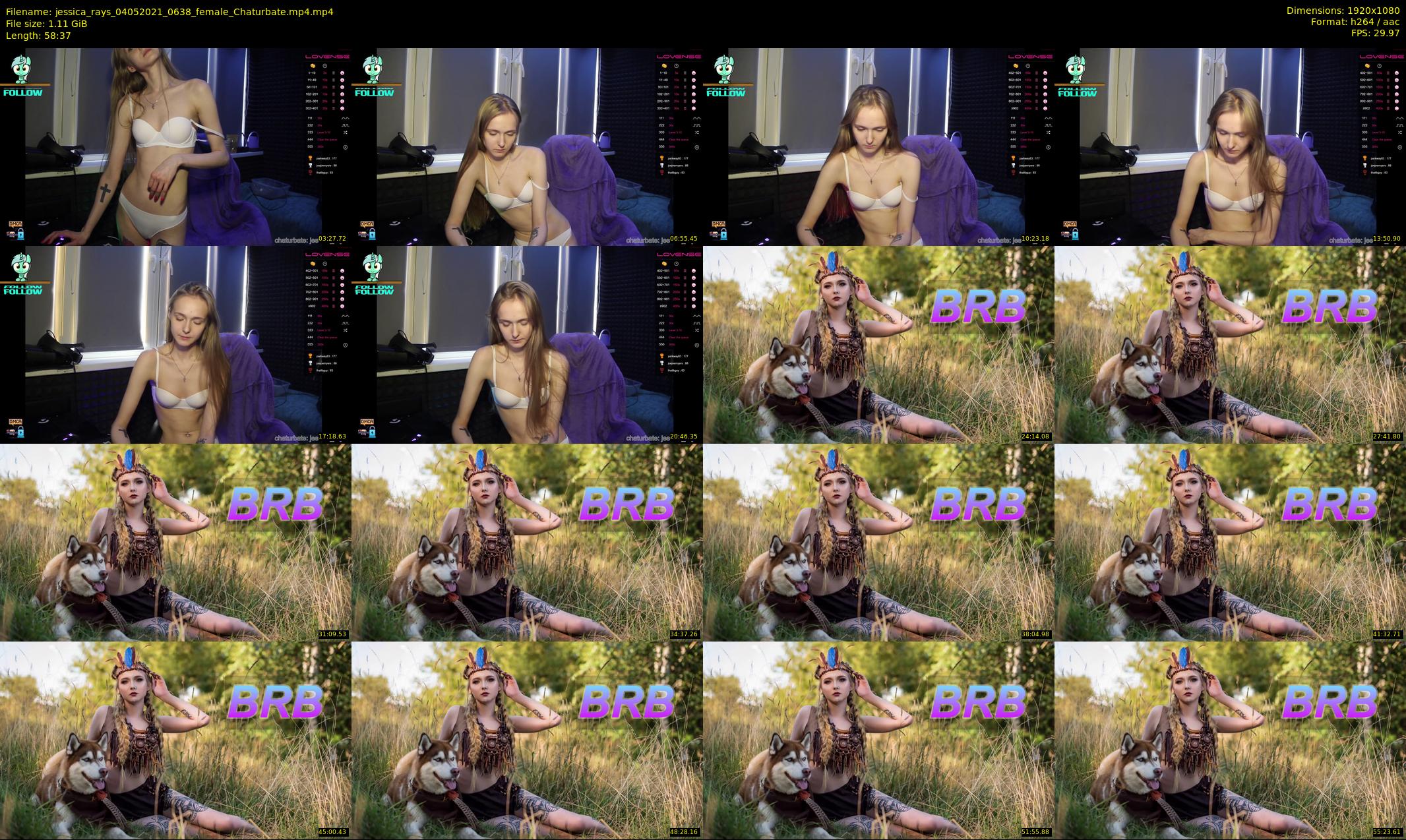 jessica_rays — 59 minute Chaturbate couple cam show recording, 1080p, May 4, 2021
