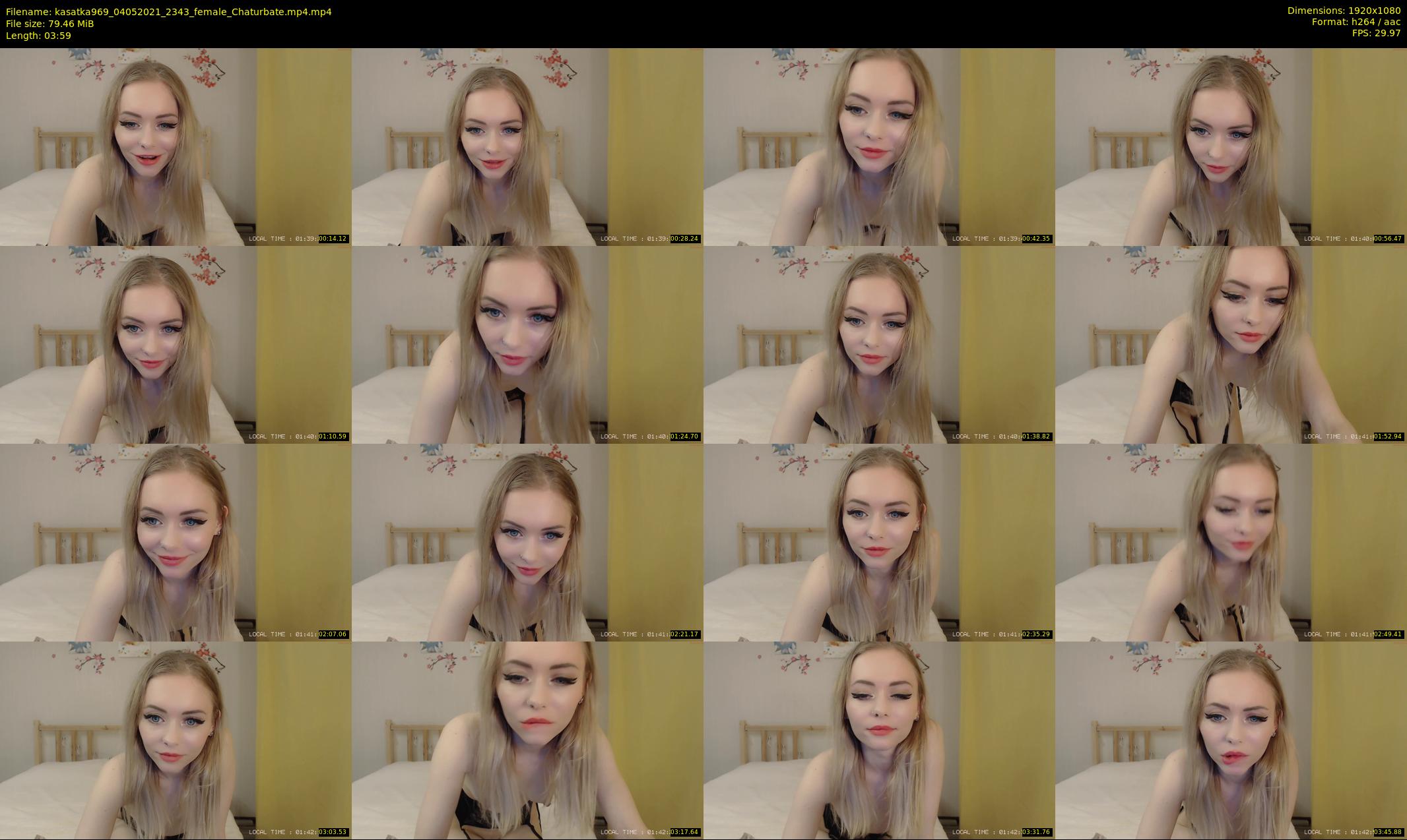kasatka969 — 4 minute Chaturbate female cam show recording, 1080p, May 4, 2021