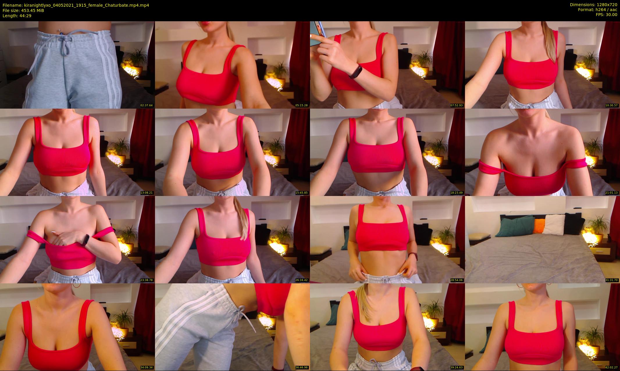 kiranightlyxo — 45 minute Chaturbate female cam show recording, 720p, May 4, 2021