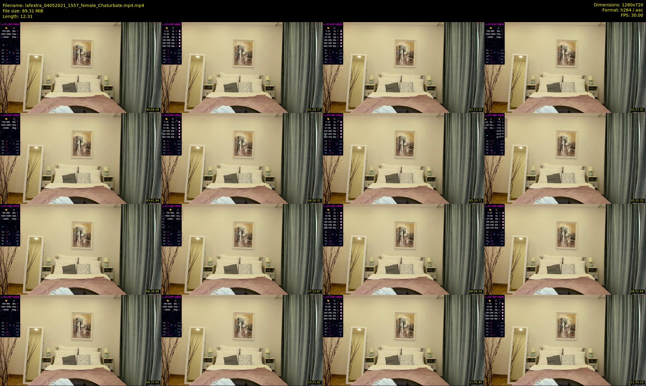 lafextra — 13 minute Chaturbate female cam show recording, 720p, May 4, 2021