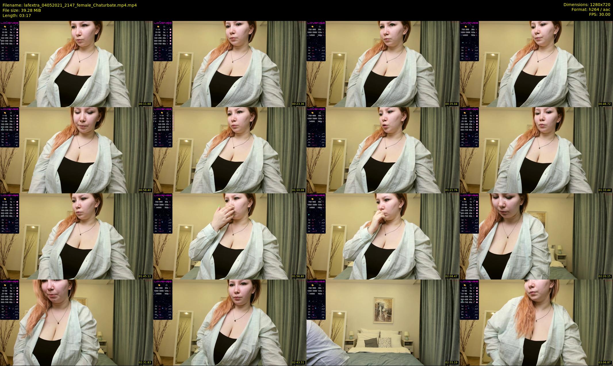 lafextra — 4 minute Chaturbate female cam show recording, 720p, May 4, 2021