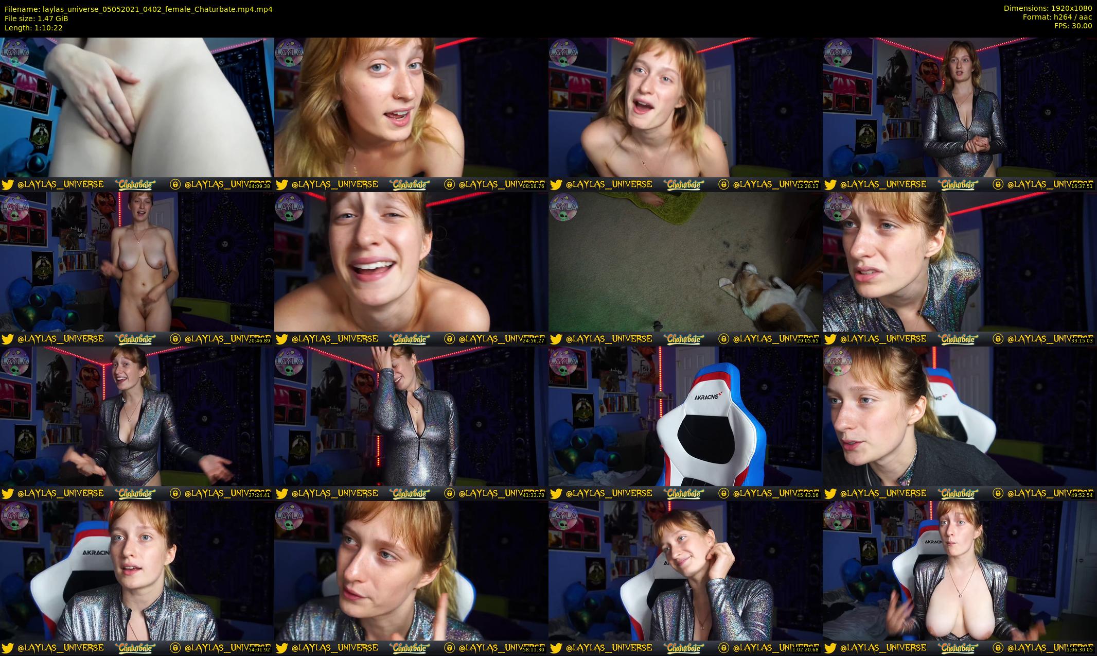 laylas_universe — 71 minute Chaturbate female cam show recording, 1080p, May 5, 2021
