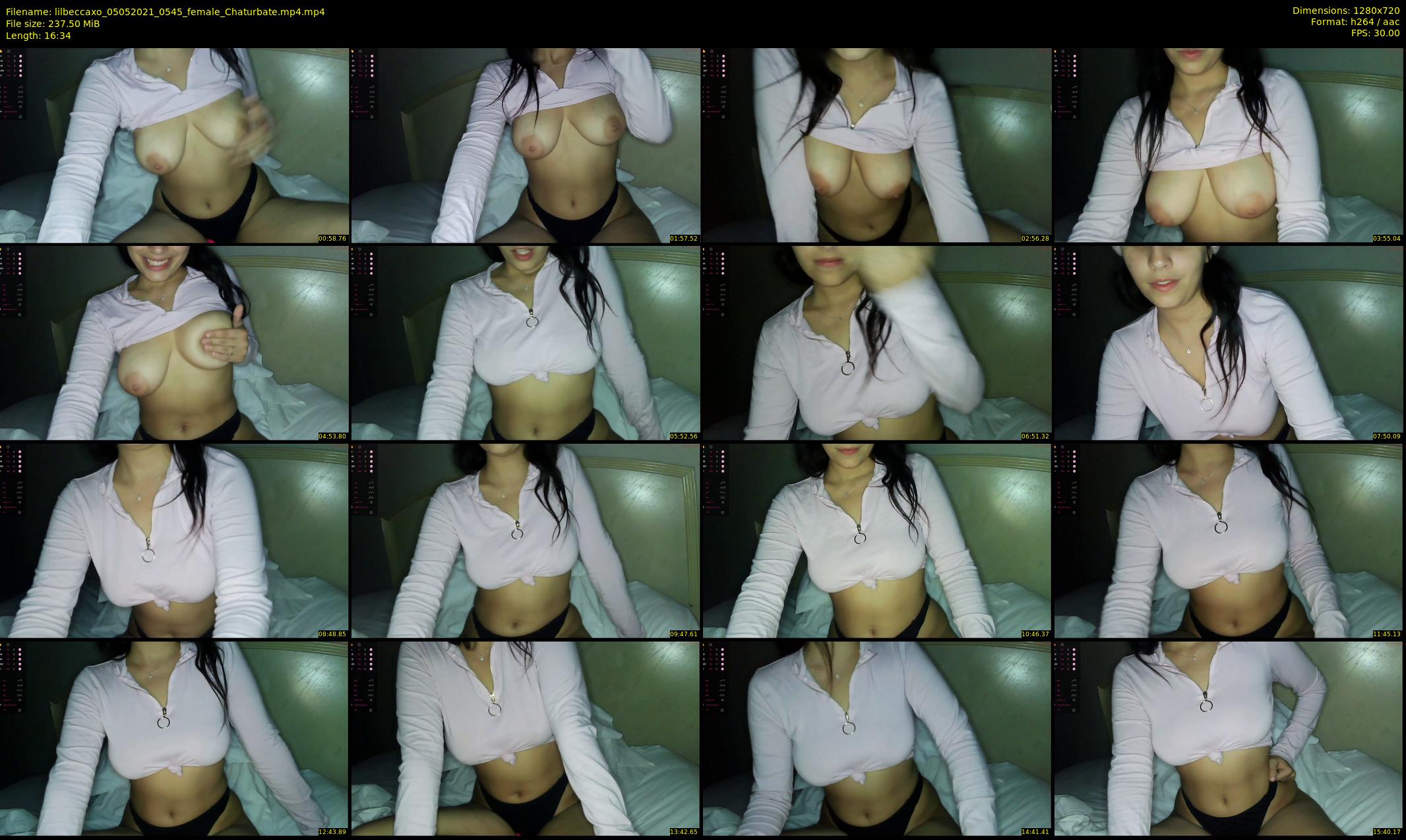 lilbeccaxo — 17 minute Chaturbate female cam show recording, 720p, May 5, 2021