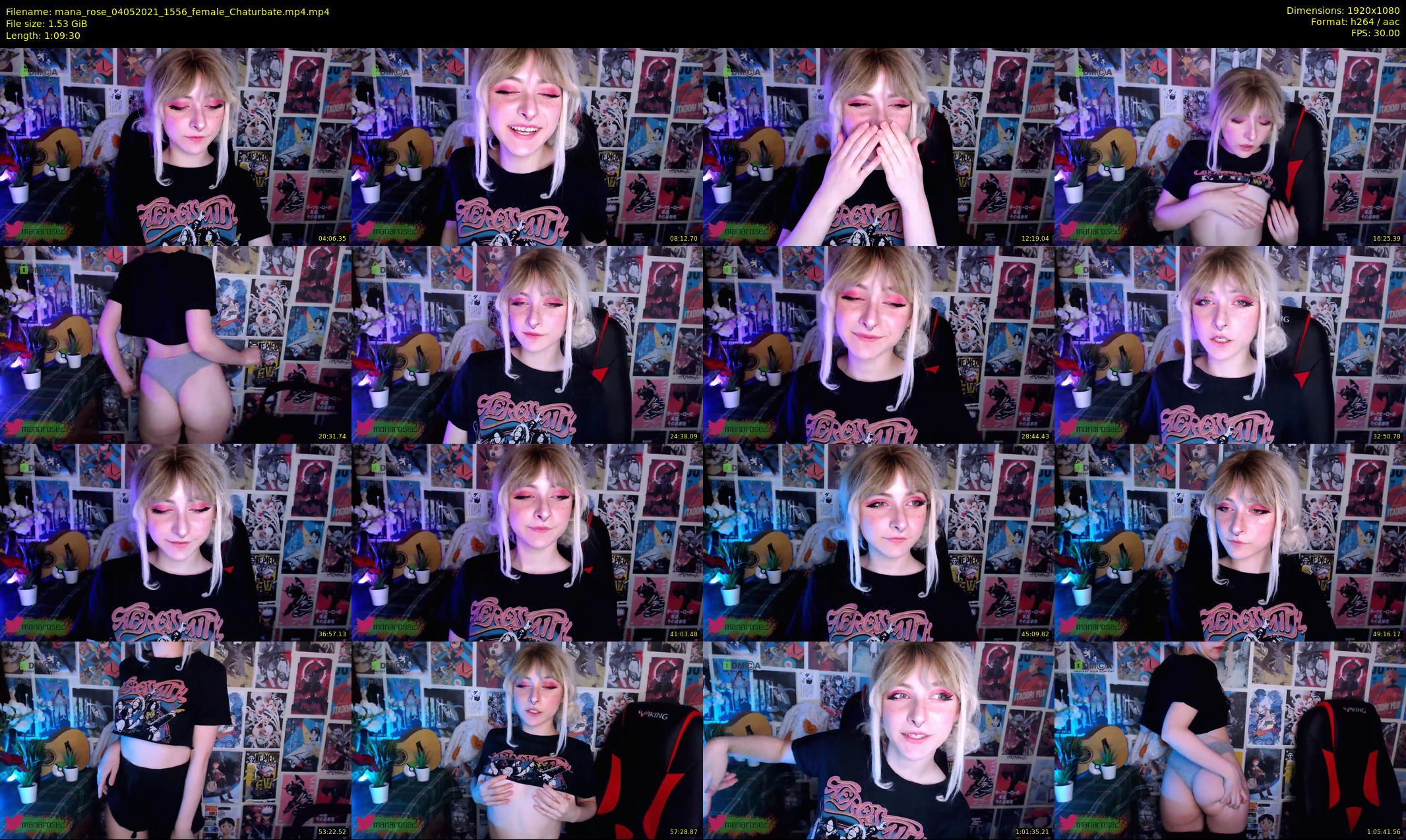 mana_rose — 70 minute Chaturbate female cam show recording, 1080p, May 4, 2021