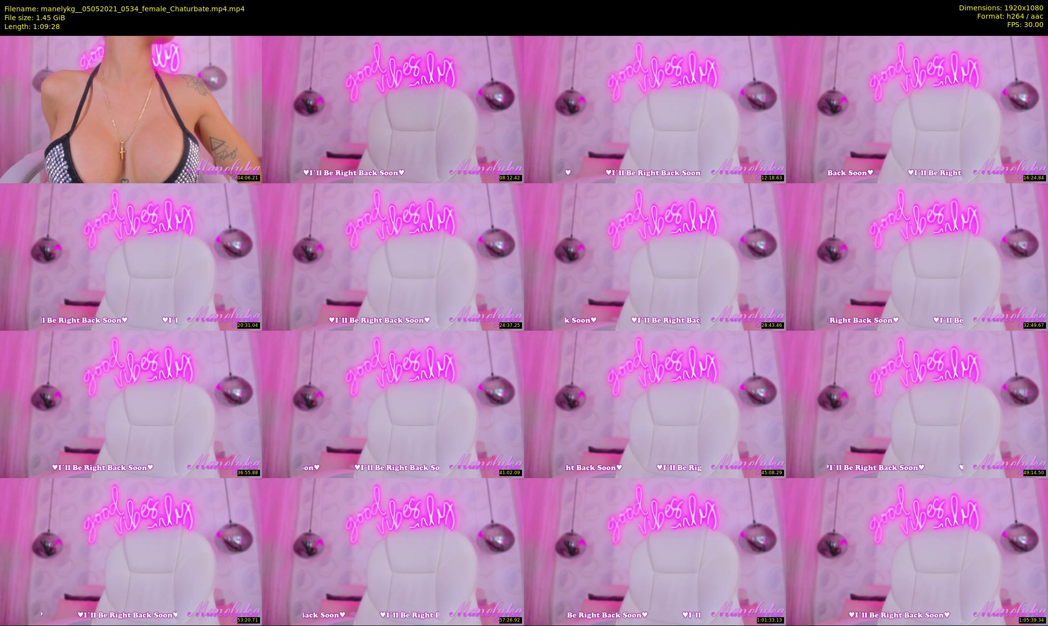 manelykg_ — 70 minute Chaturbate female cam show recording, 1080p, May 5, 2021