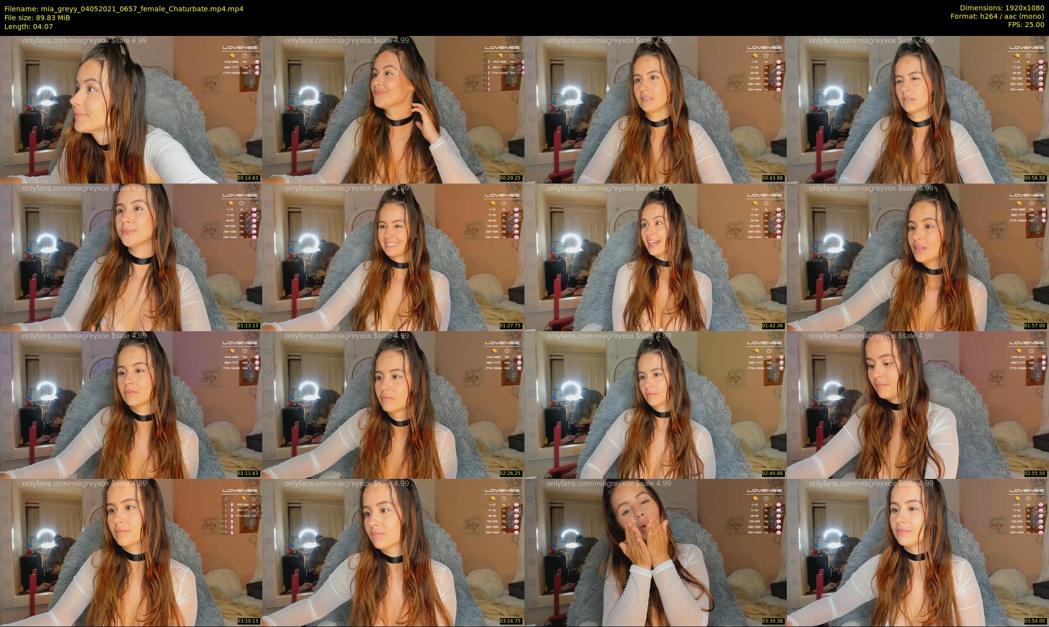 mia_greyy — 5 minute Chaturbate female cam show recording, 1080p, May 4, 2021
