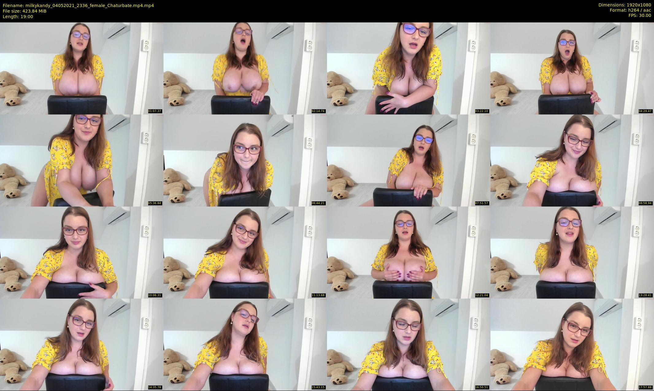 milkykandy — 19 minute Chaturbate female cam show recording, 1080p, May 4, 2021