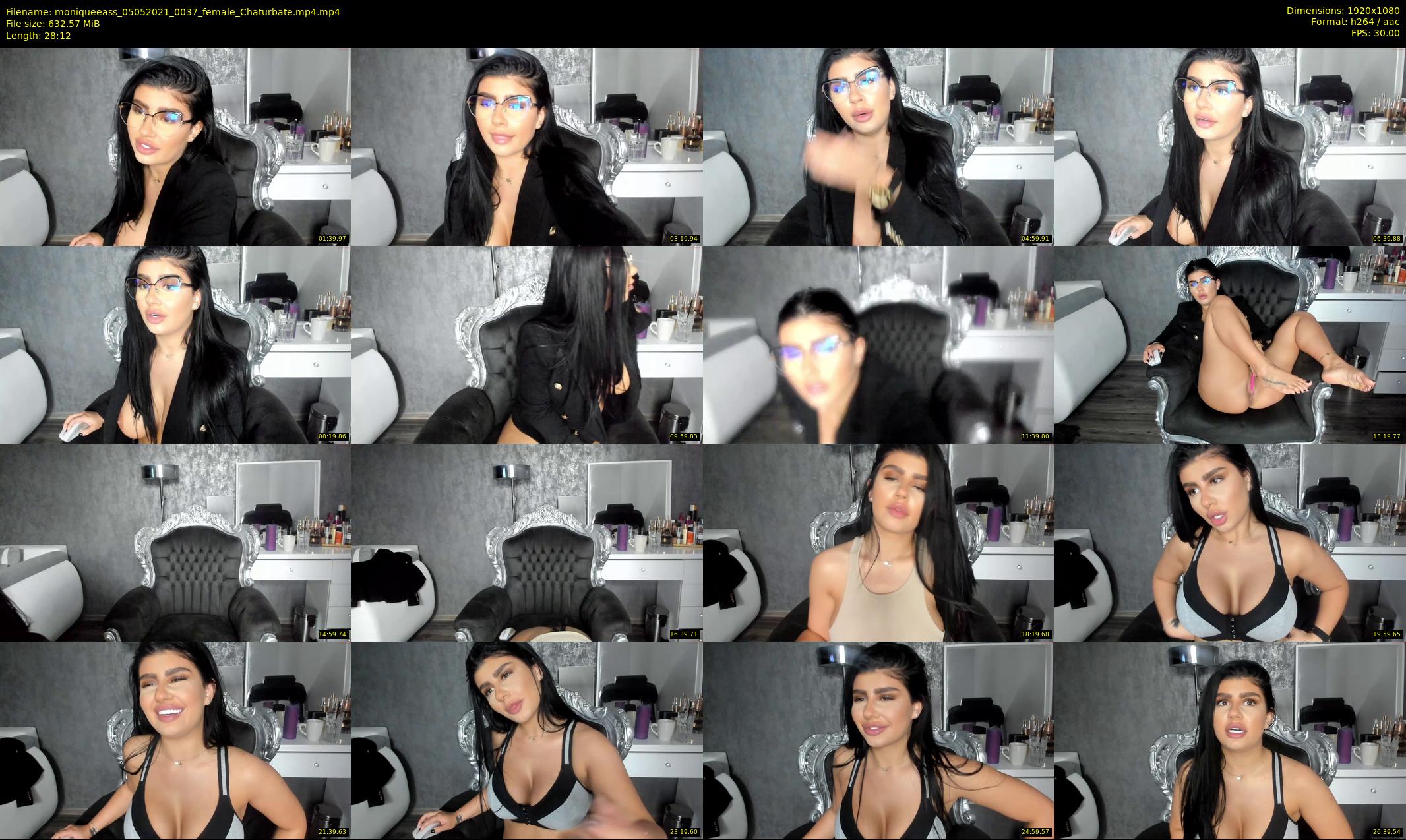 moniqueeass — 29 minute Chaturbate female cam show recording, 1080p, May 5, 2021