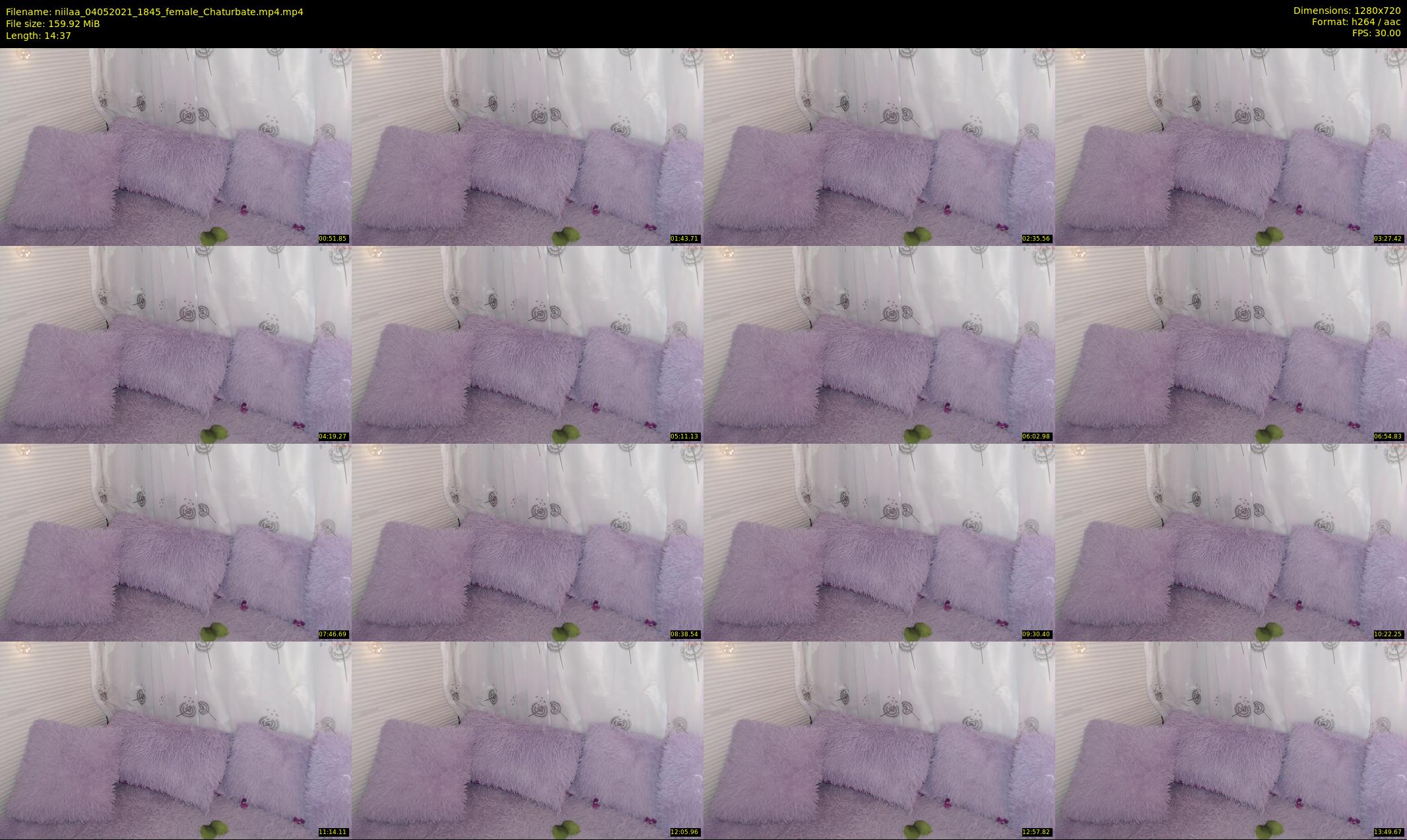 niilaa — 15 minute Chaturbate female cam show recording, 720p, May 4, 2021