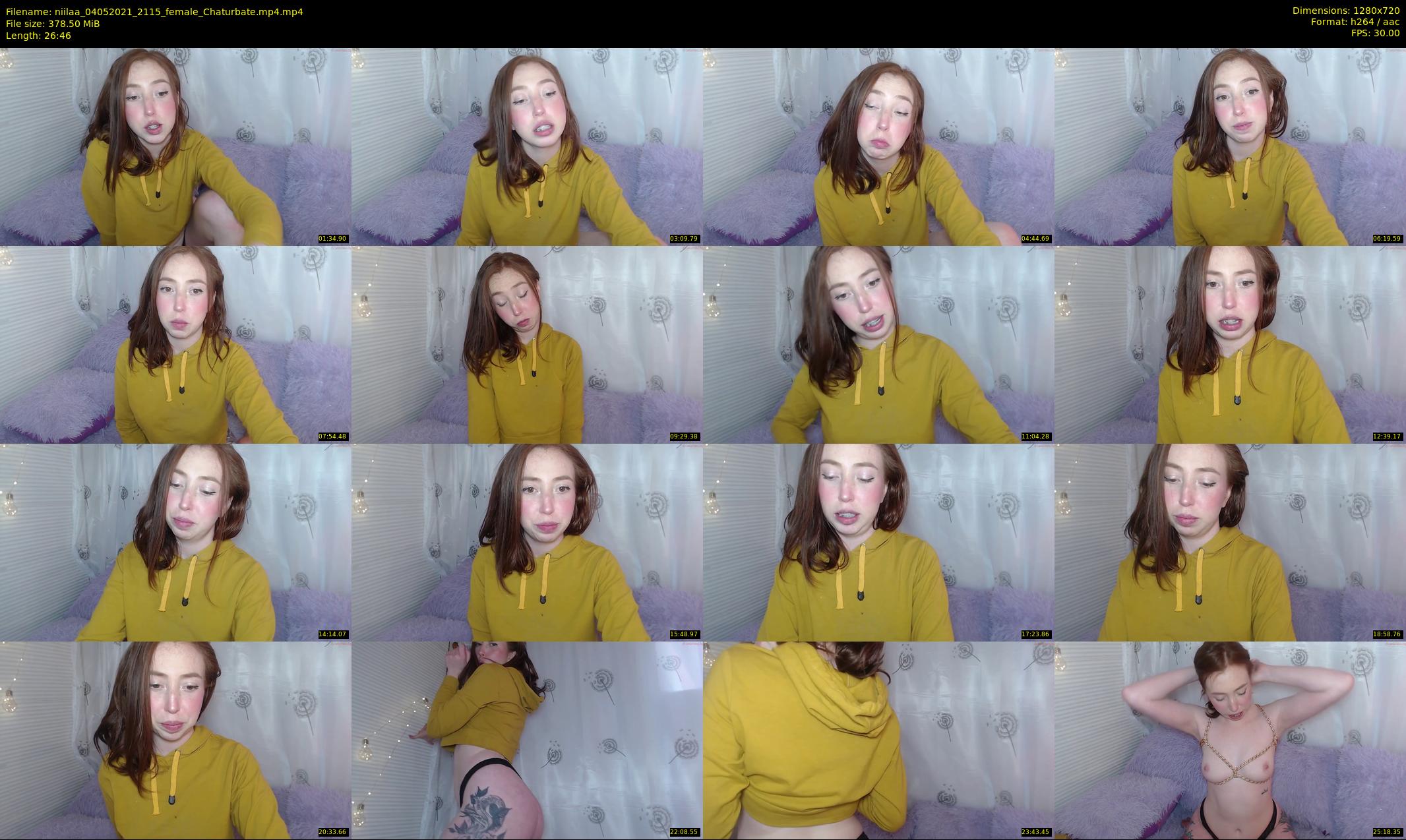 niilaa — 27 minute Chaturbate female cam show recording, 720p, May 4, 2021