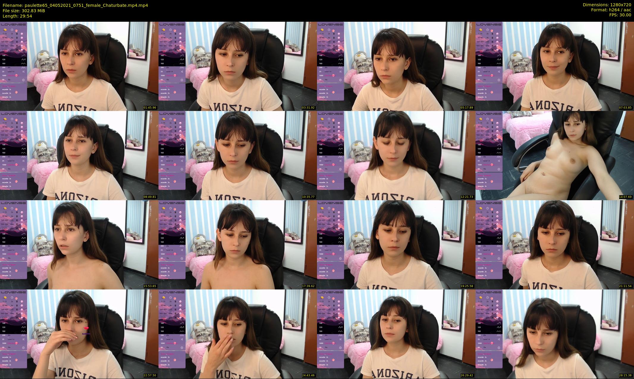 paulette65 — 30 minute Chaturbate female cam show recording, 720p, May 4, 2021