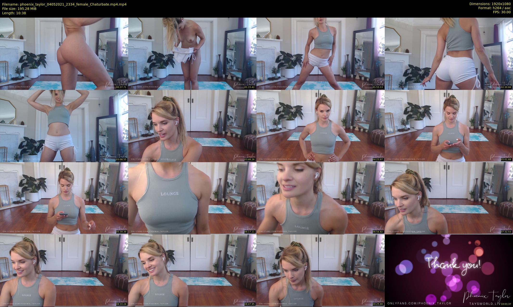 phoenix_taylor — 11 minute Chaturbate female cam show recording, 1080p, May 4, 2021