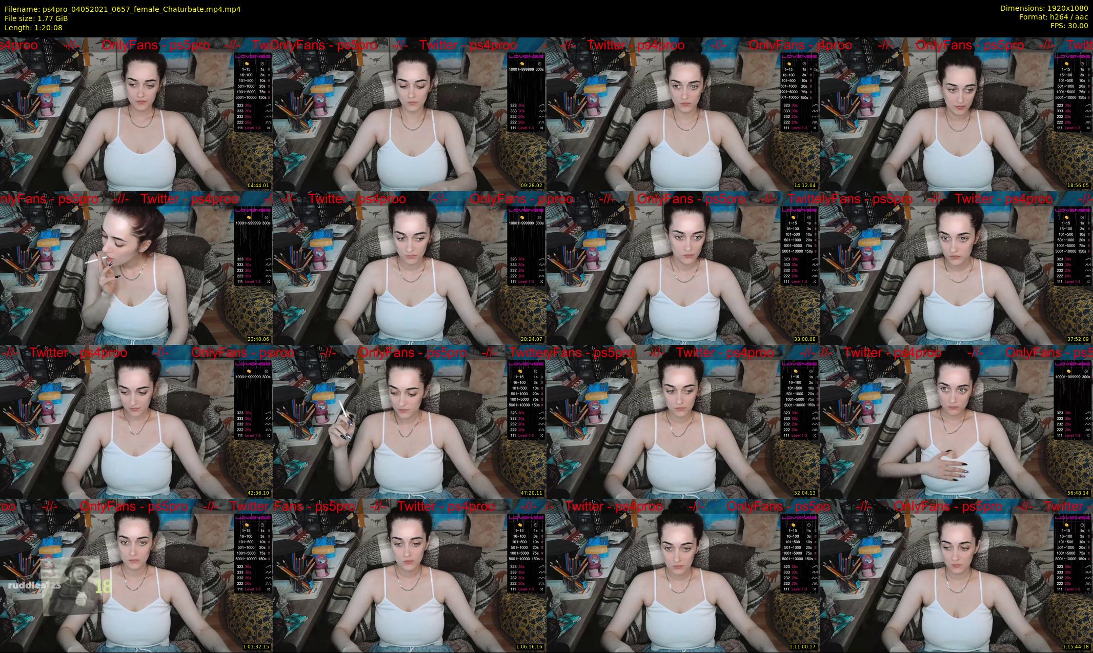 ps4pro — 81 minute Chaturbate female cam show recording, 1080p, May 4, 2021