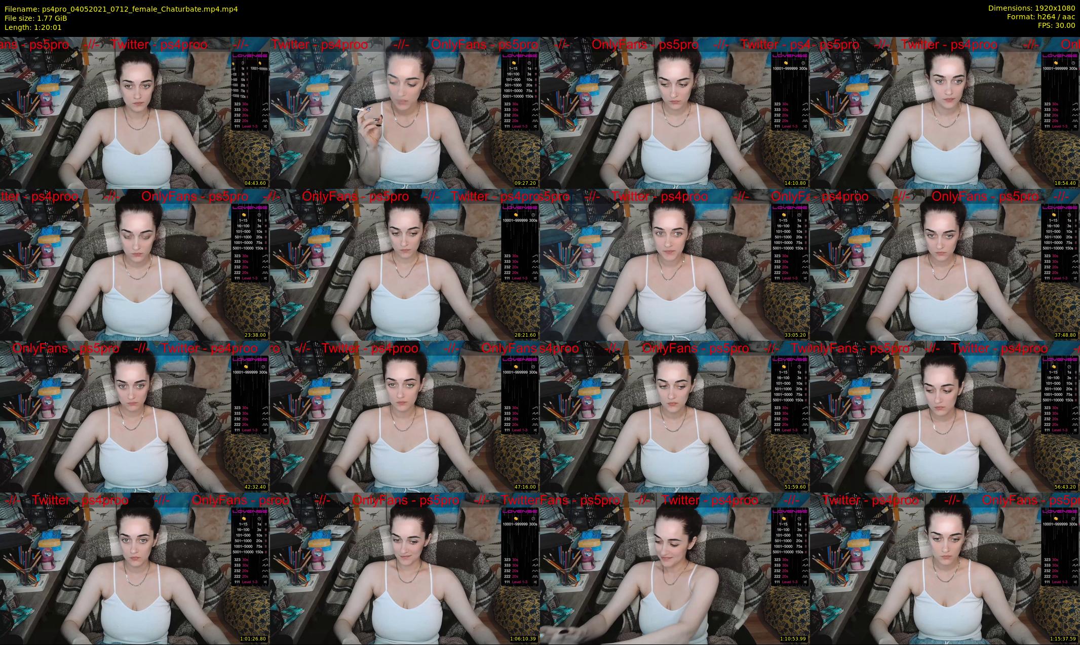 ps4pro — 81 minute Chaturbate female cam show recording, 1080p, May 4, 2021