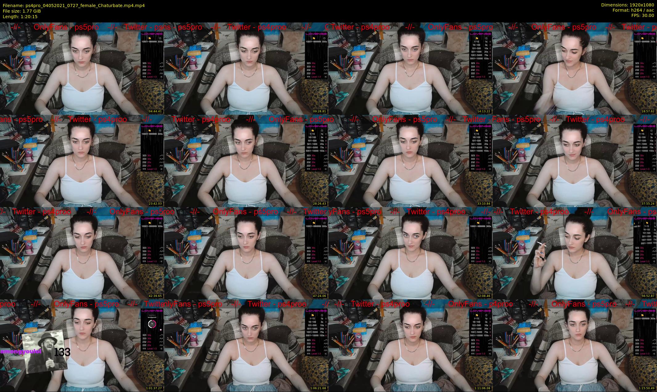 ps4pro — 81 minute Chaturbate female cam show recording, 1080p, May 4, 2021