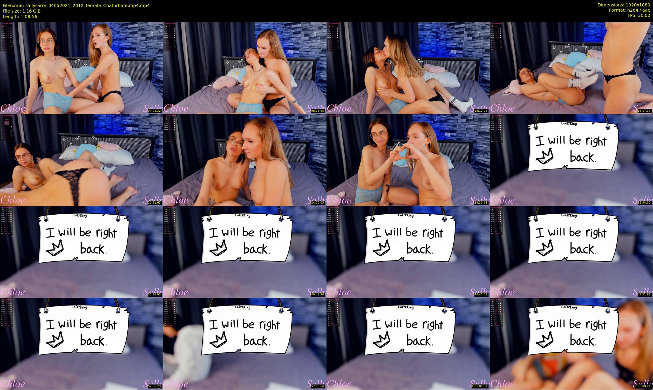 sallysarry — 69 minute Chaturbate couple cam show recording, 1080p, May 4, 2021