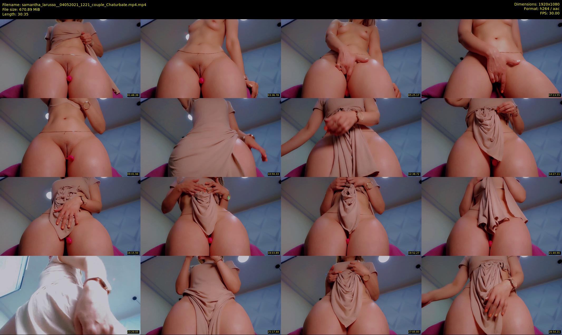 samantha_larusso_ — 31 minute Chaturbate couple cam show recording, 1080p, May 4, 2021