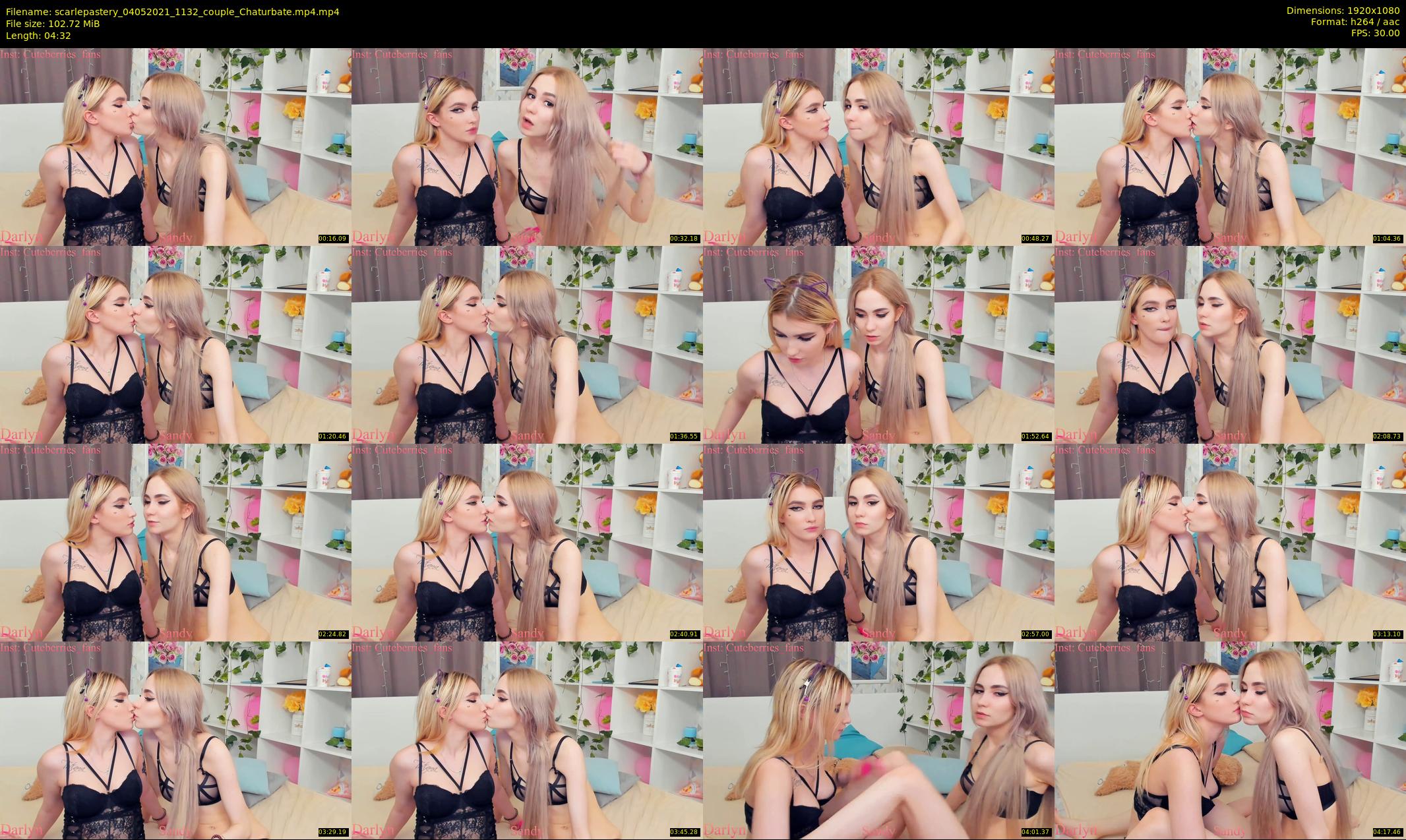 scarlepastery — 5 minute Chaturbate couple cam show recording, 1080p, May 4, 2021
