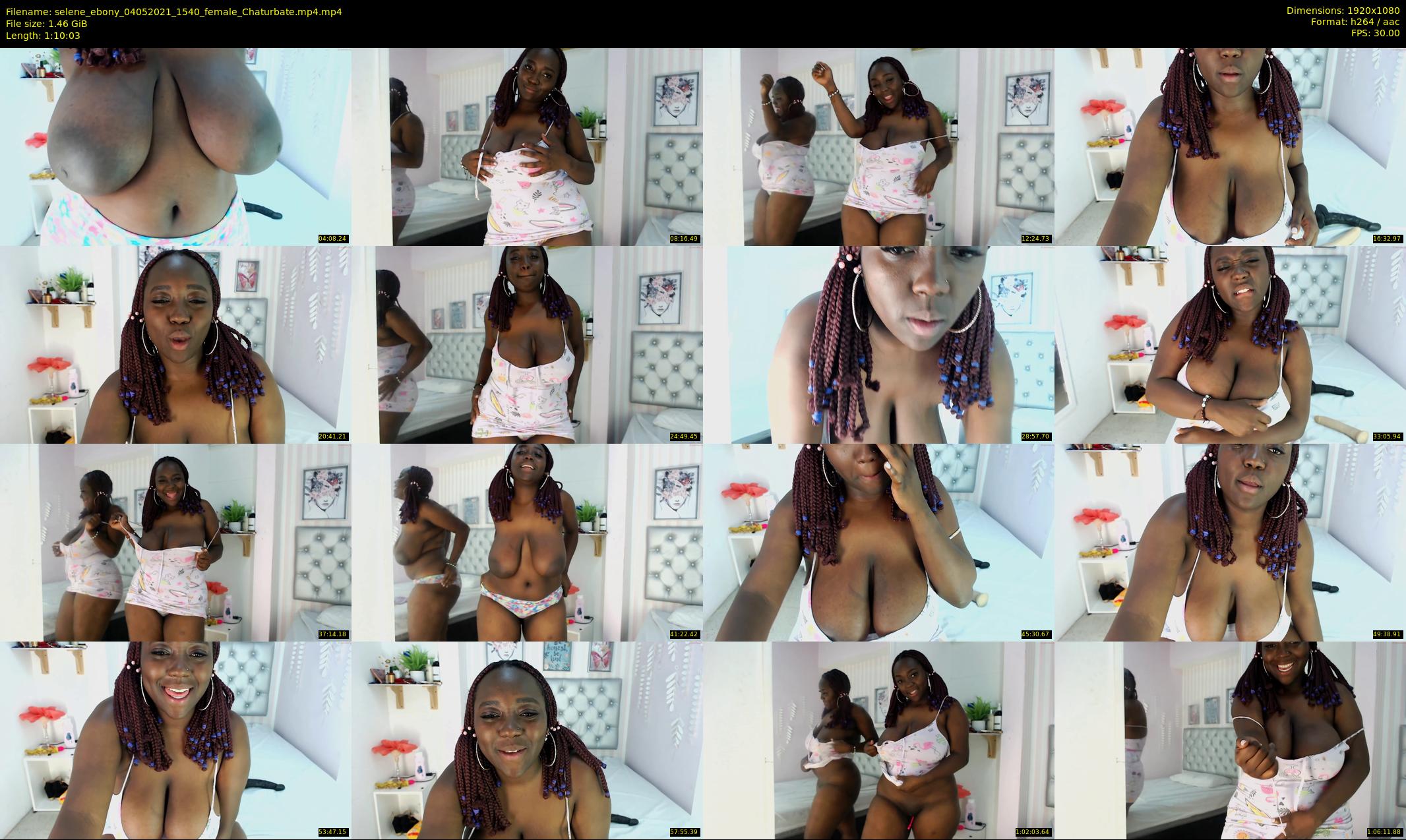 selene_ebony — 71 minute Chaturbate female cam show recording, 1080p, May 4, 2021