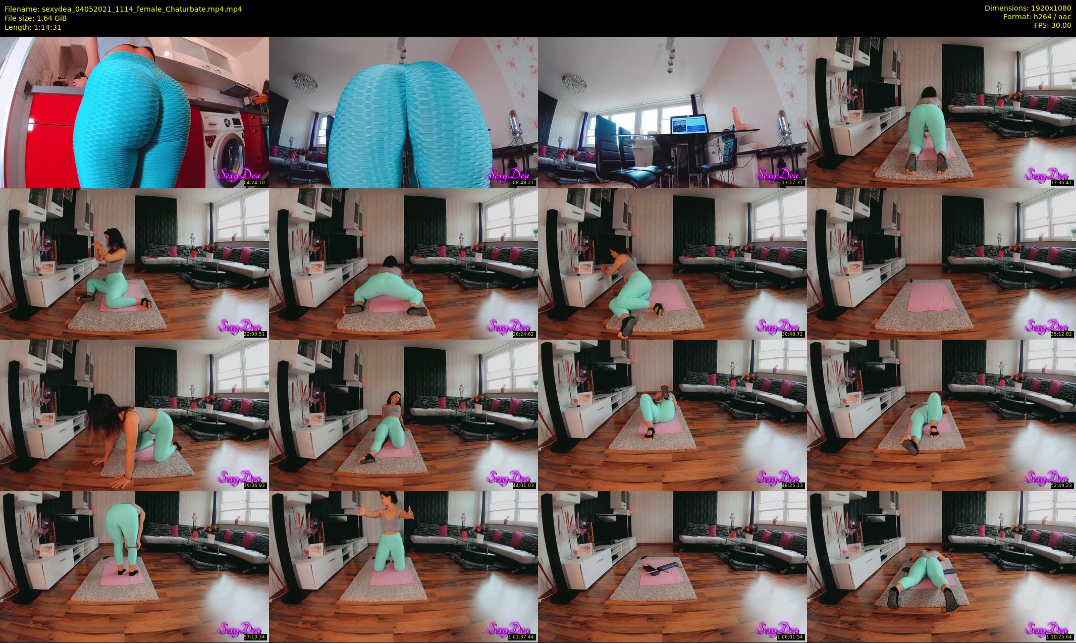 sexydea — 75 minute Chaturbate female cam show recording, 1080p, May 4, 2021