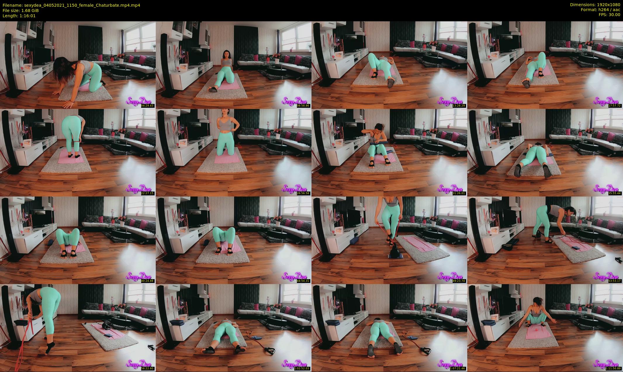 sexydea — 77 minute Chaturbate female cam show recording, 1080p, May 4, 2021