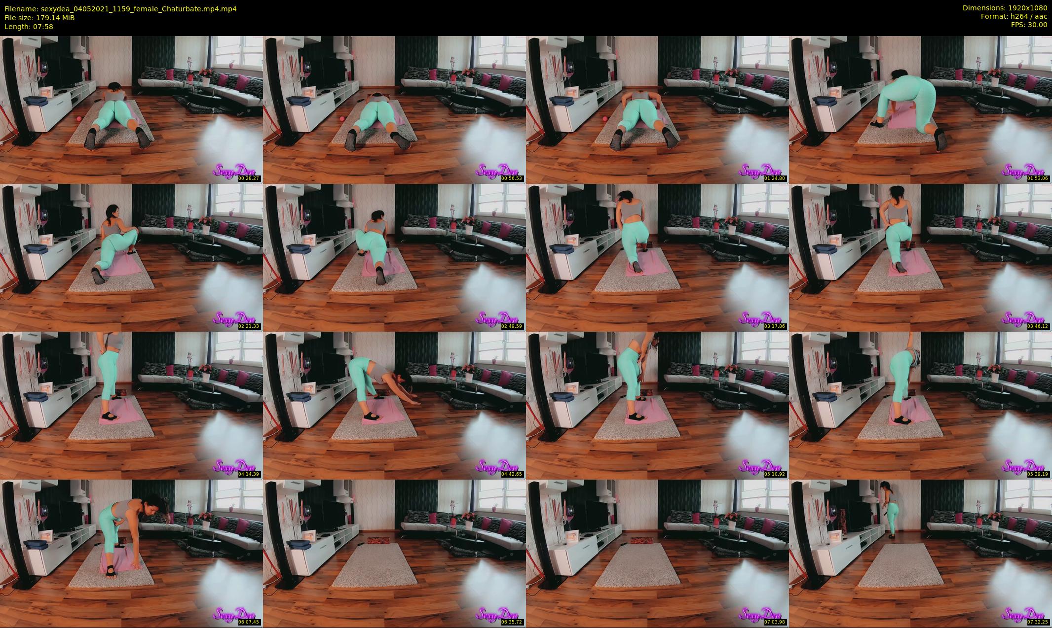 sexydea — 8 minute Chaturbate female cam show recording, 1080p, May 4, 2021