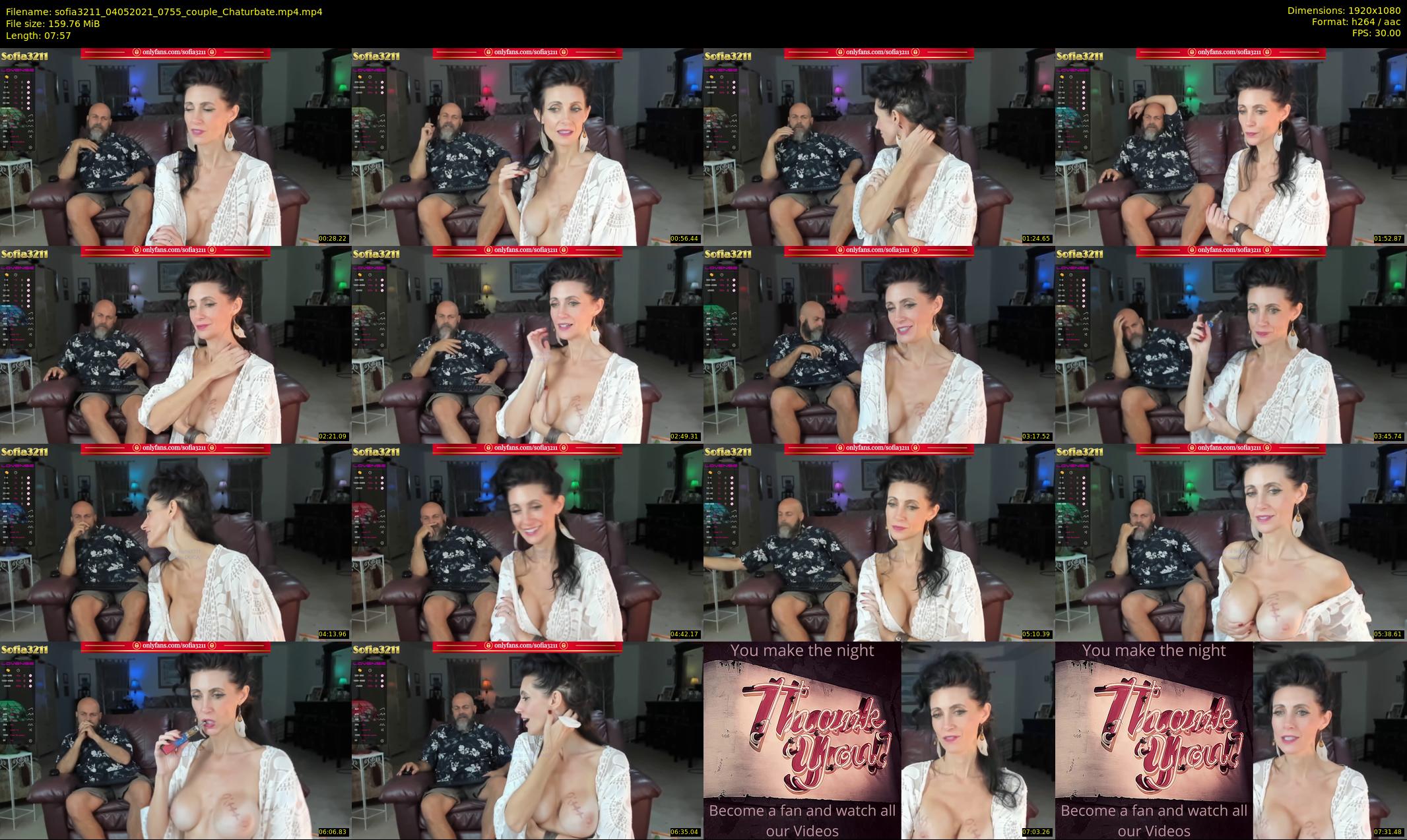 sofia3211 — 8 minute Chaturbate couple cam show recording, 1080p, May 4, 2021