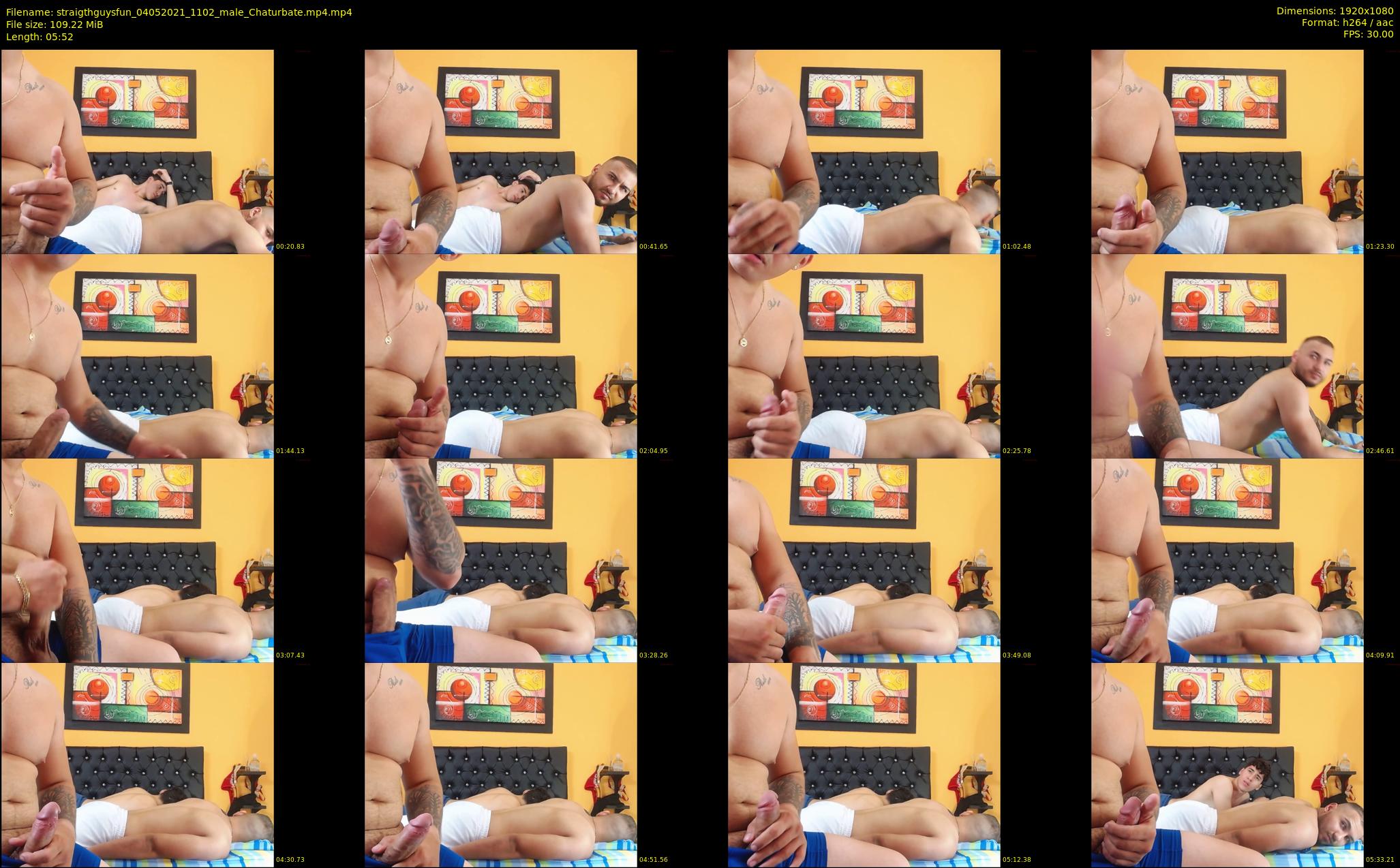 straigthguysfun — 6 minute Chaturbate male cam show recording, 1080p, May 4, 2021
