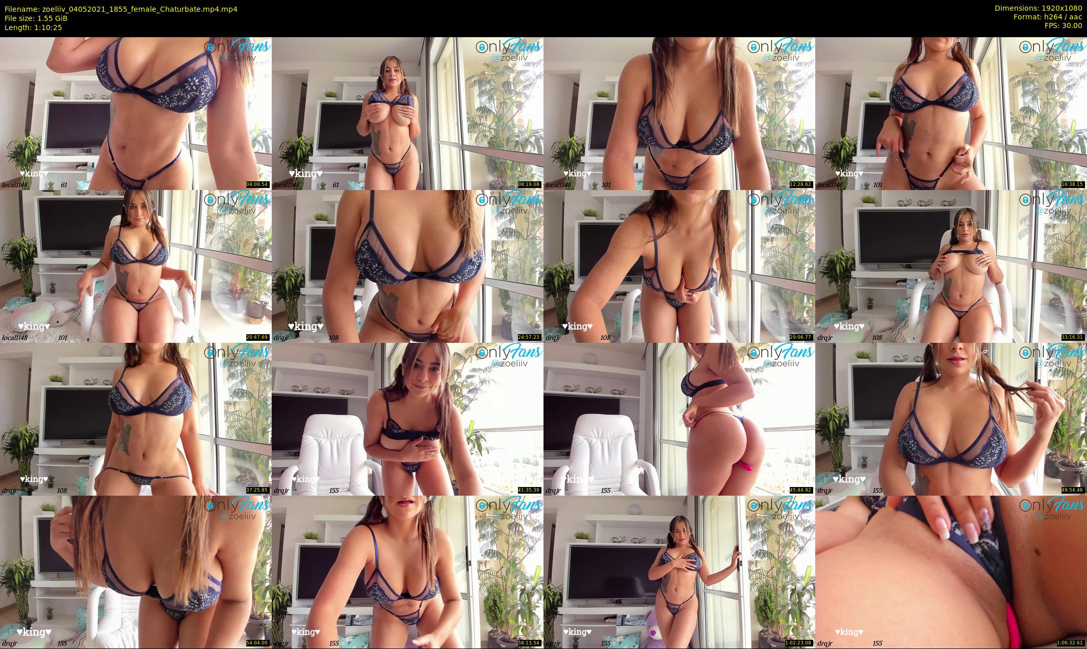 zoeliiv — 71 minute Chaturbate female cam show recording, 1080p, May 4, 2021