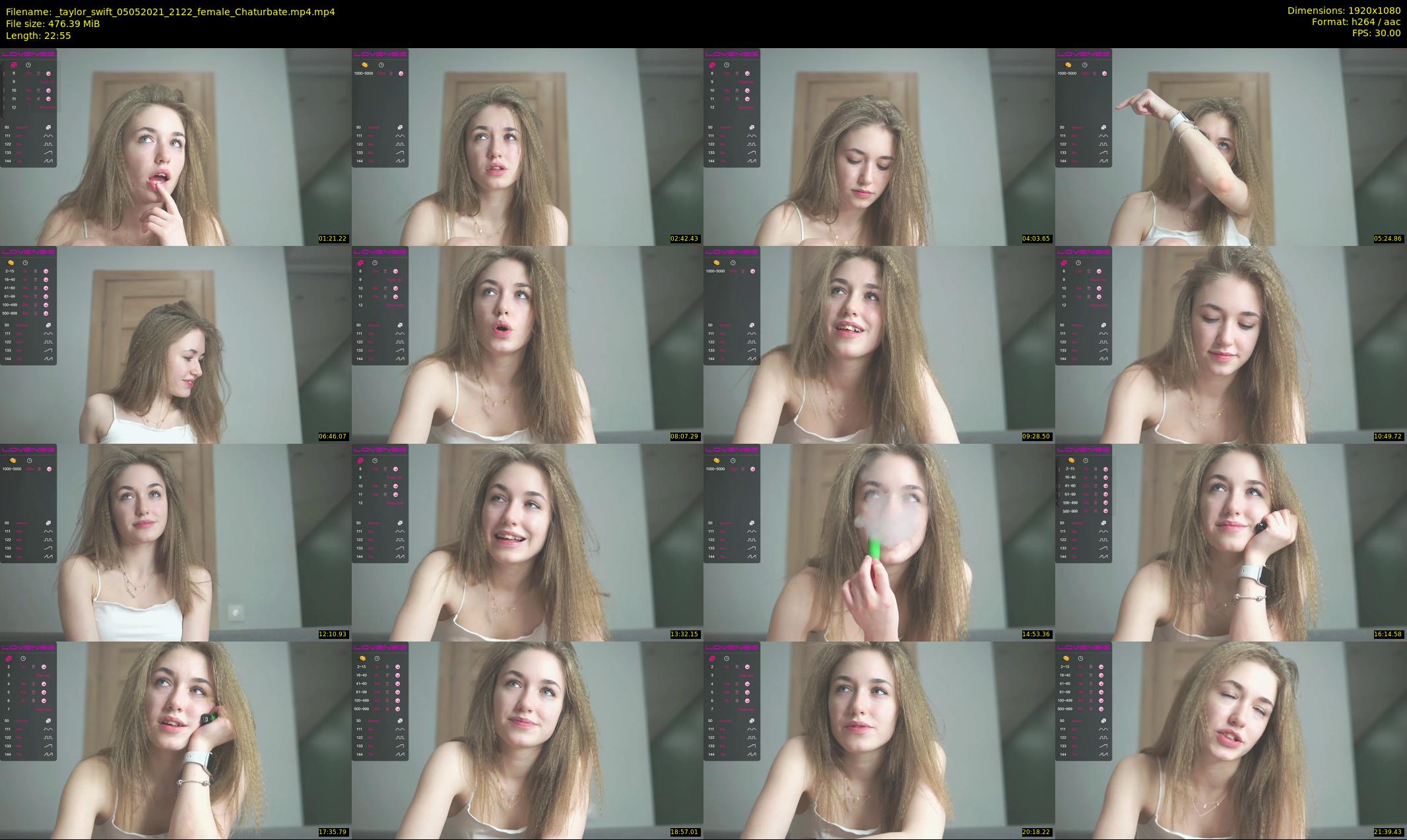 _taylor_swift — 23 minute Chaturbate female cam show recording, 1080p, May 5, 2021
