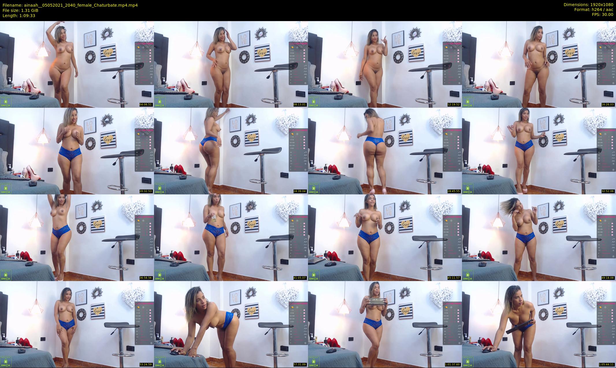 ainaah_ — 70 minute Chaturbate female cam show recording, 1080p, May 5, 2021