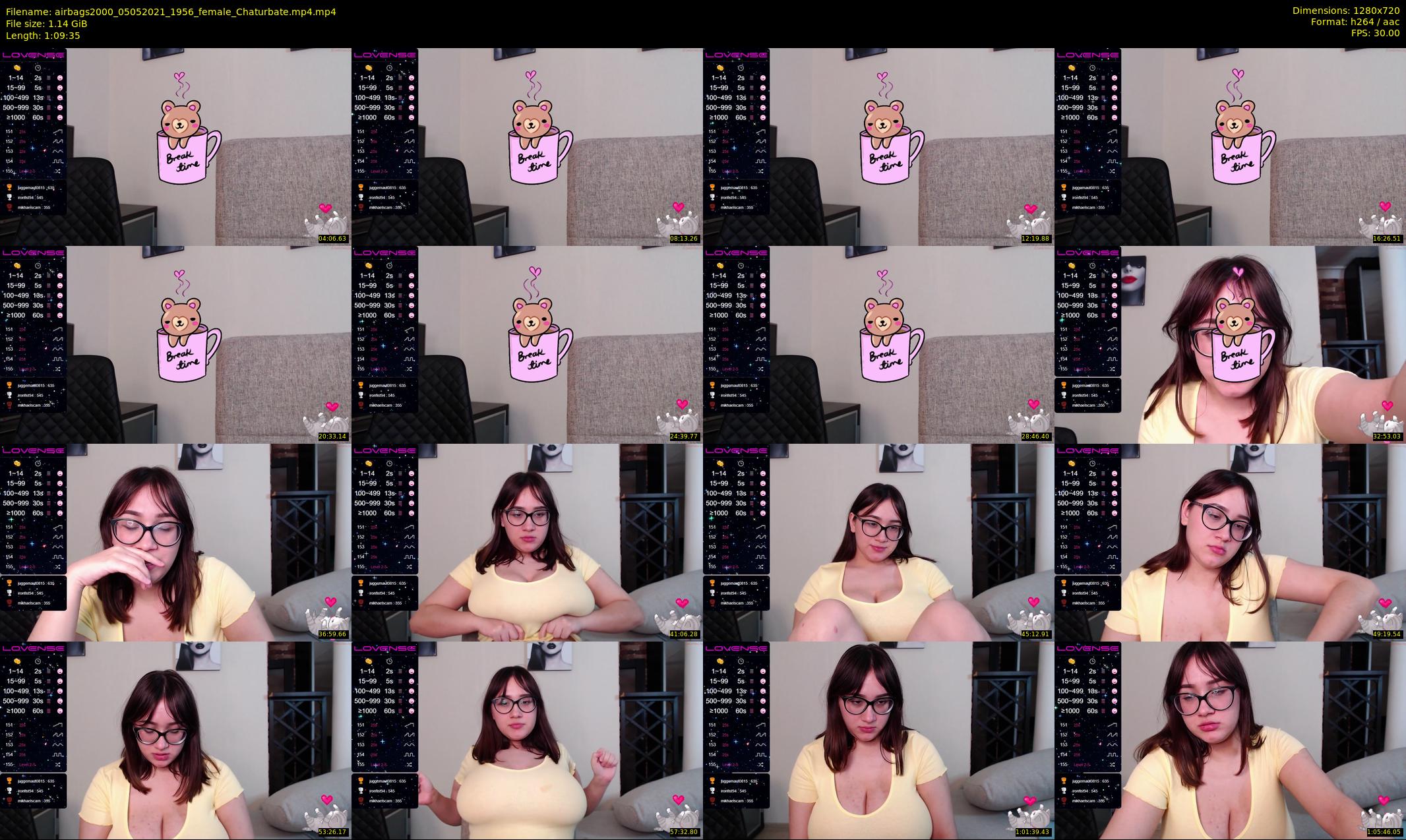 airbags2000 — 70 minute Chaturbate female cam show recording, 720p, May 5, 2021