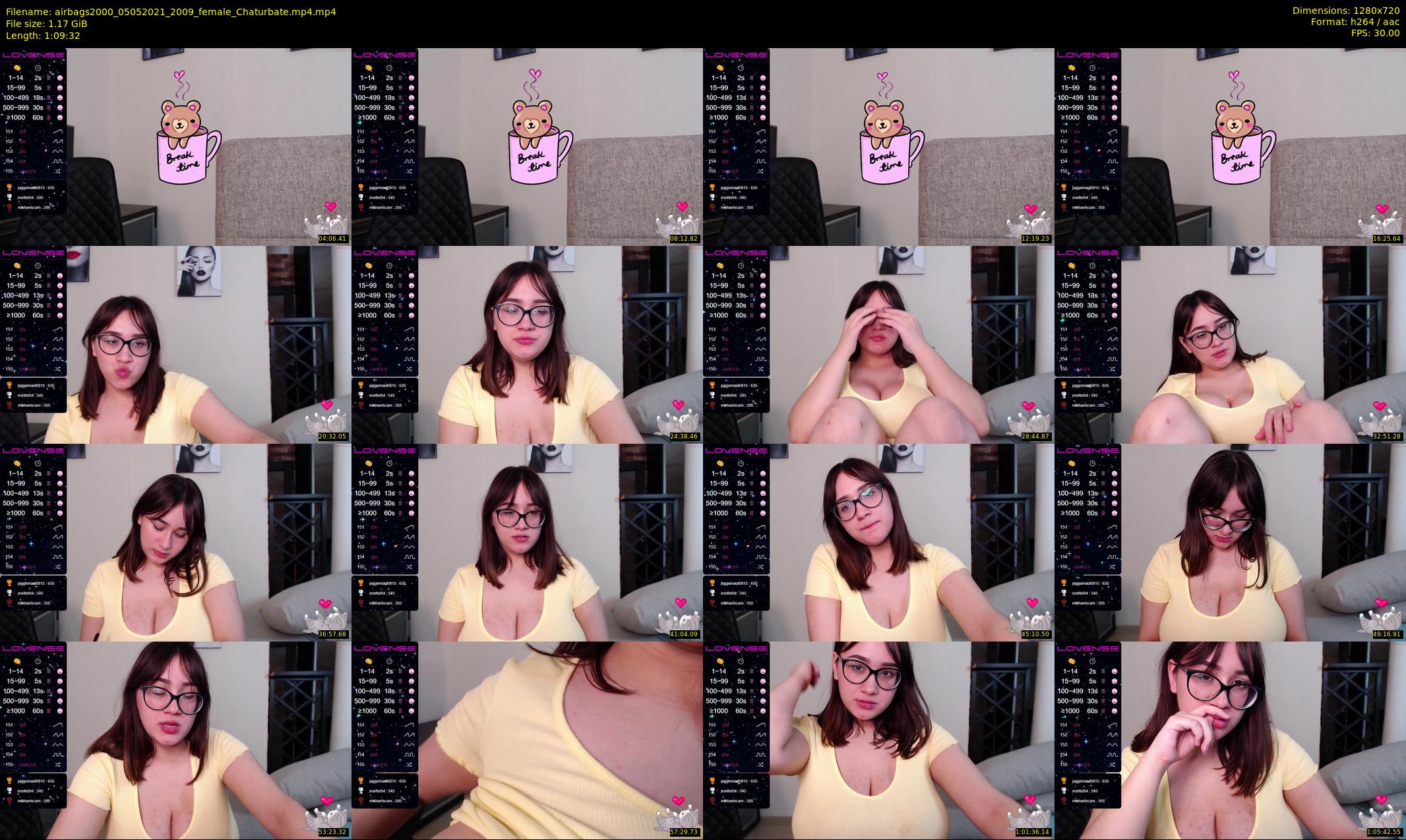 airbags2000 — 70 minute Chaturbate female cam show recording, 720p, May 5, 2021