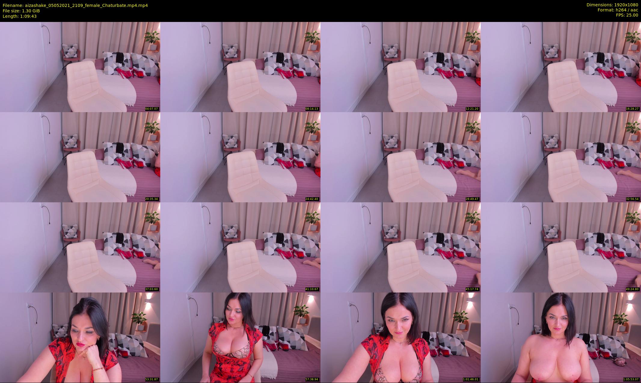 aizashake — 70 minute Chaturbate female cam show recording, 1080p, May 5, 2021