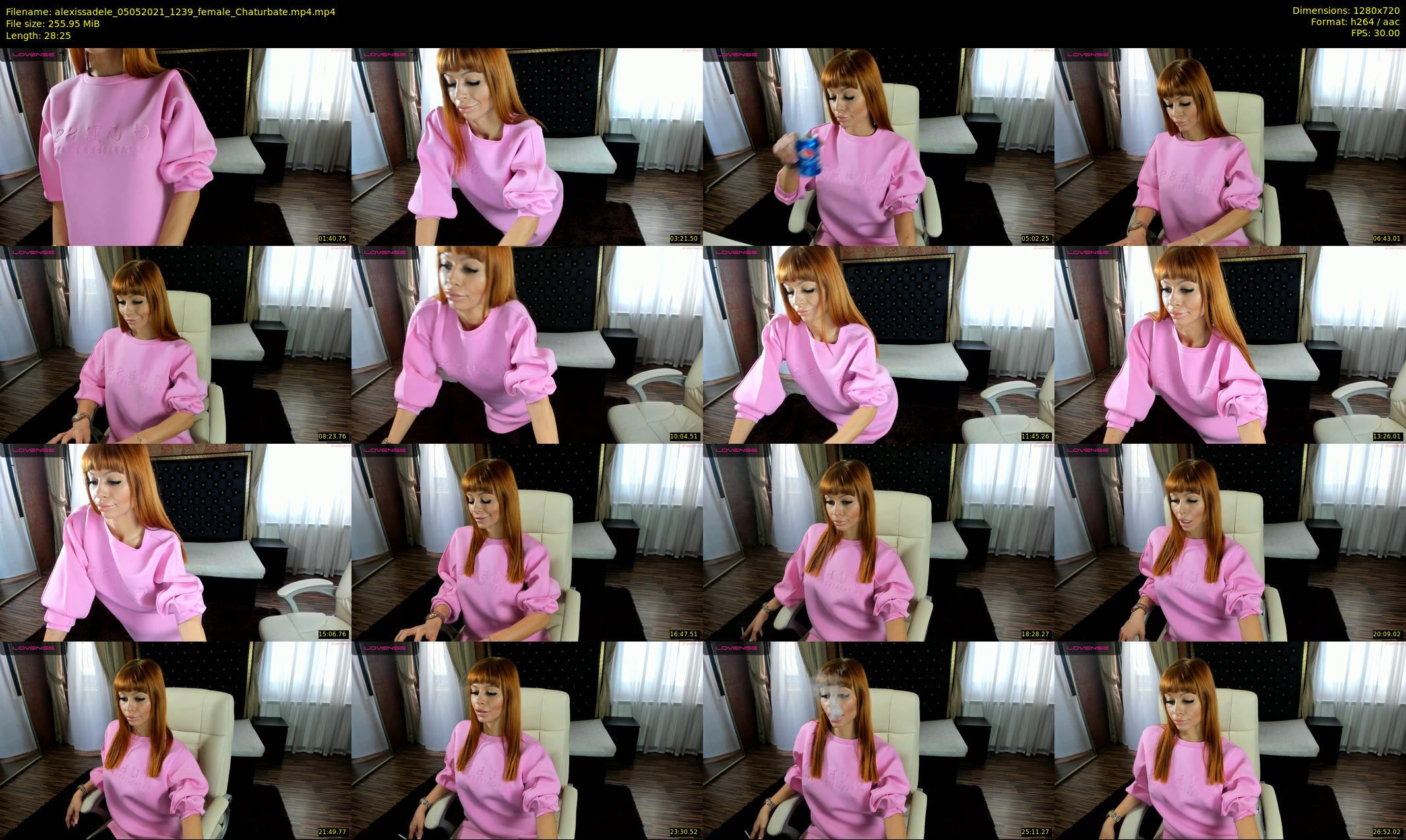 alexissadele — 29 minute Chaturbate female cam show recording, 720p, May 5, 2021