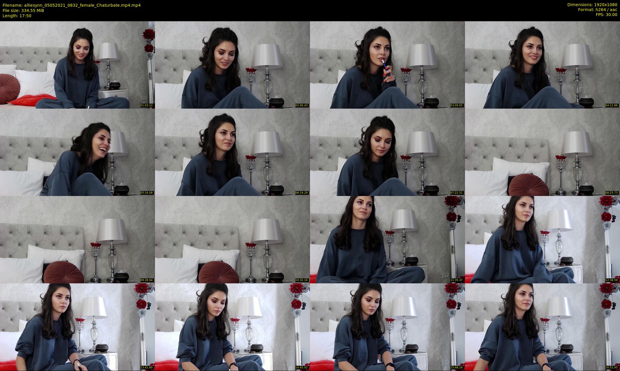 alliesynn — 18 minute Chaturbate female cam show recording, 1080p, May 5, 2021
