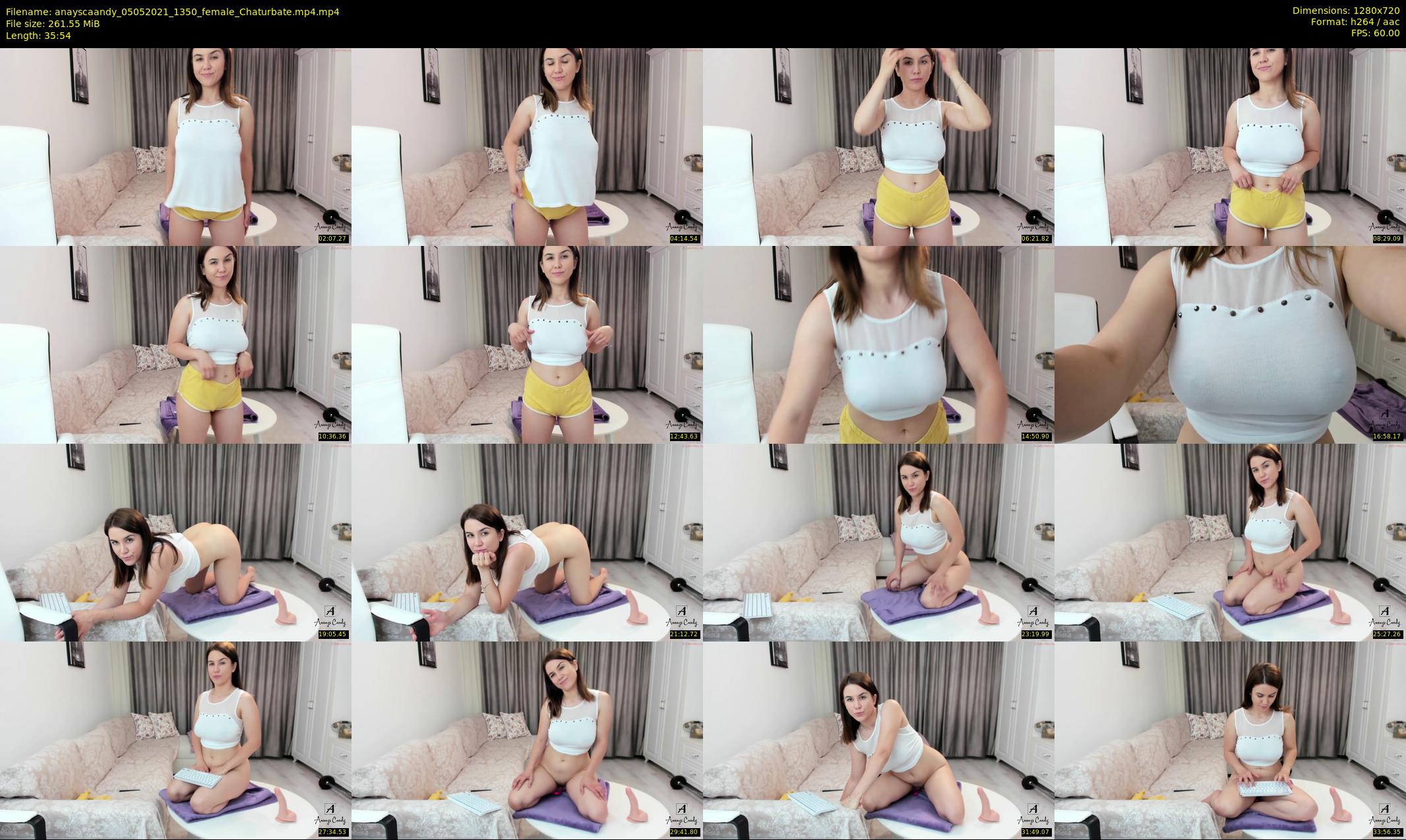anayscaandy — 36 minute Chaturbate female cam show recording, 720p, May 5, 2021