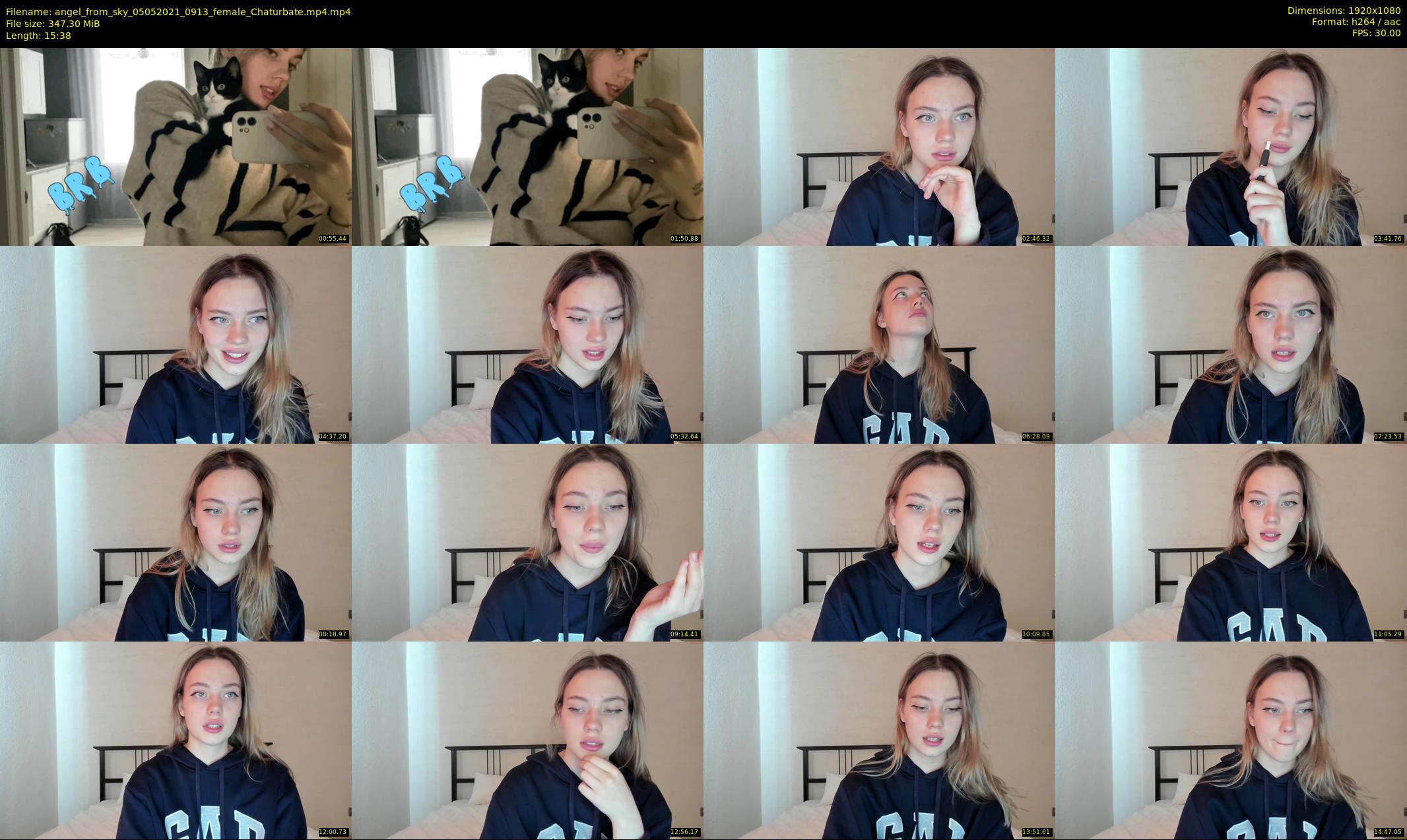 angel_from_sky — 16 minute Chaturbate female cam show recording, 1080p, May 5, 2021