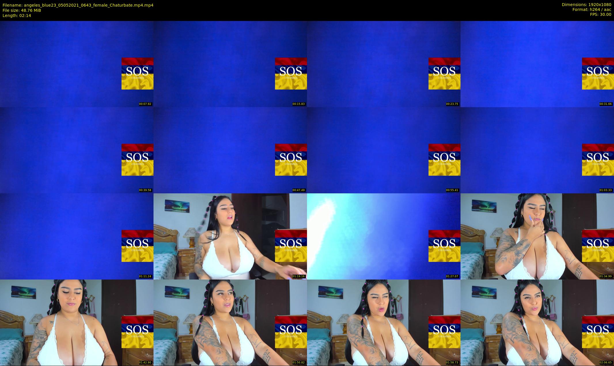 angeles_blue23 — 3 minute Chaturbate female cam show recording, 1080p, May 5, 2021