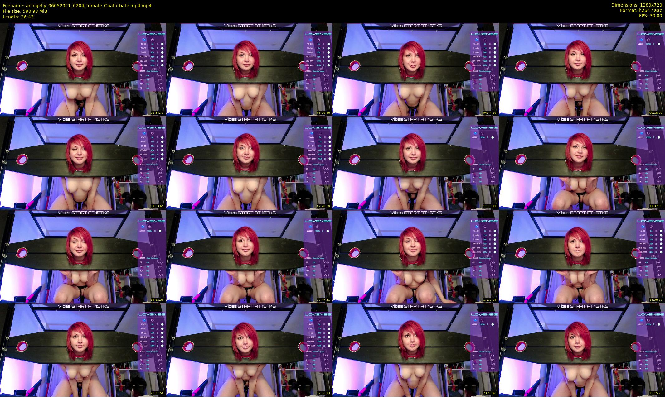annajelly — 27 minute Chaturbate couple cam show recording, 720p, May 6, 2021