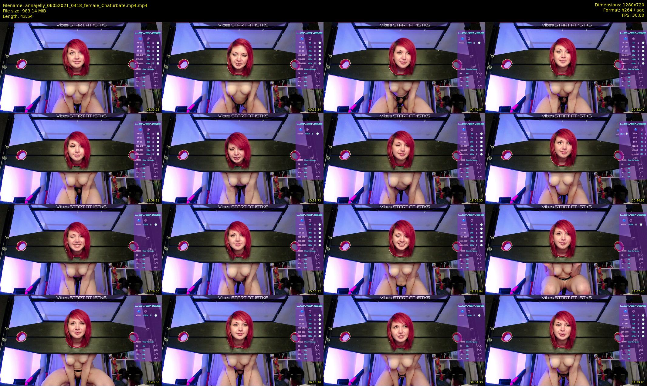 annajelly — 44 minute Chaturbate couple cam show recording, 720p, May 6, 2021