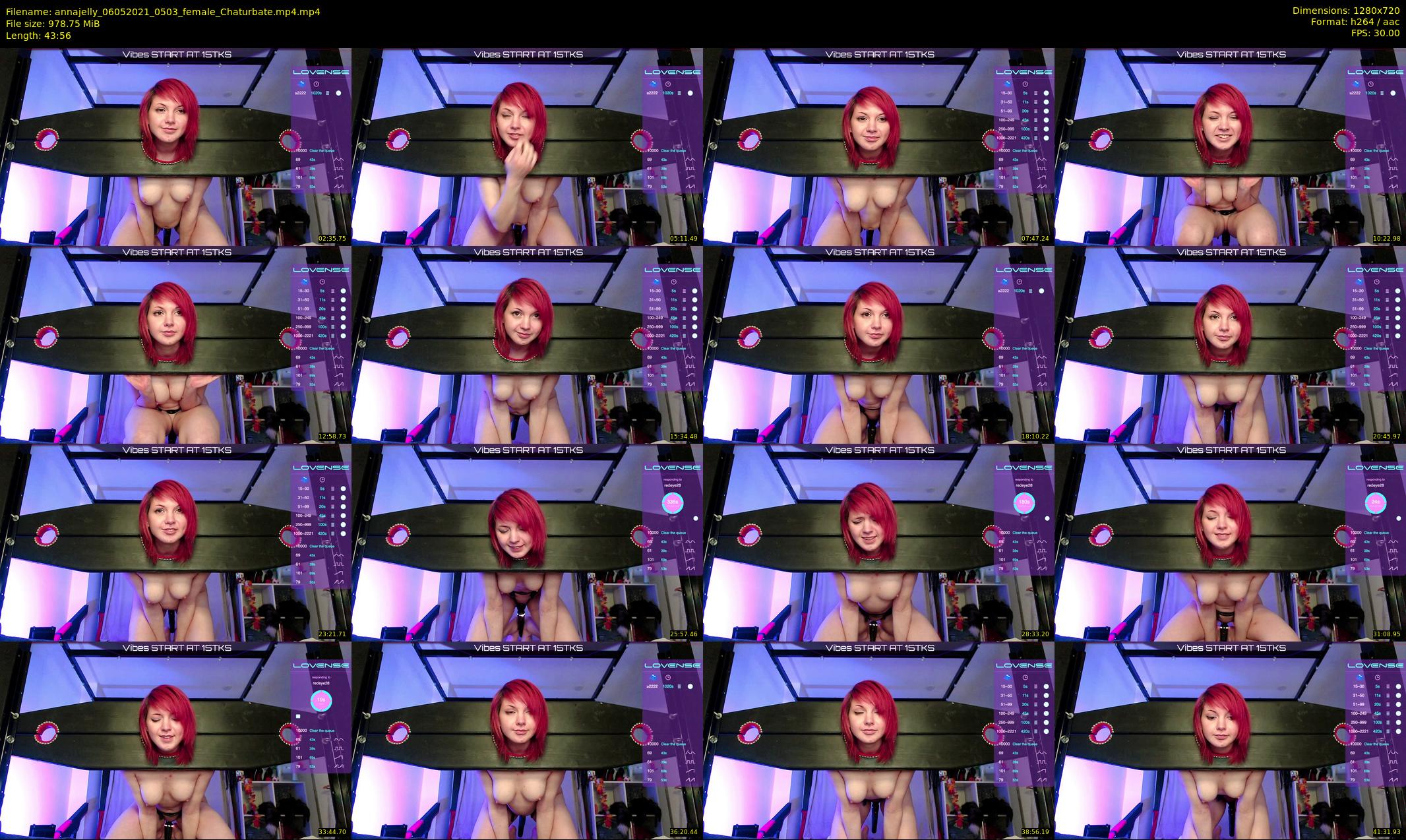 annajelly — 44 minute Chaturbate couple cam show recording, 720p, May 6, 2021