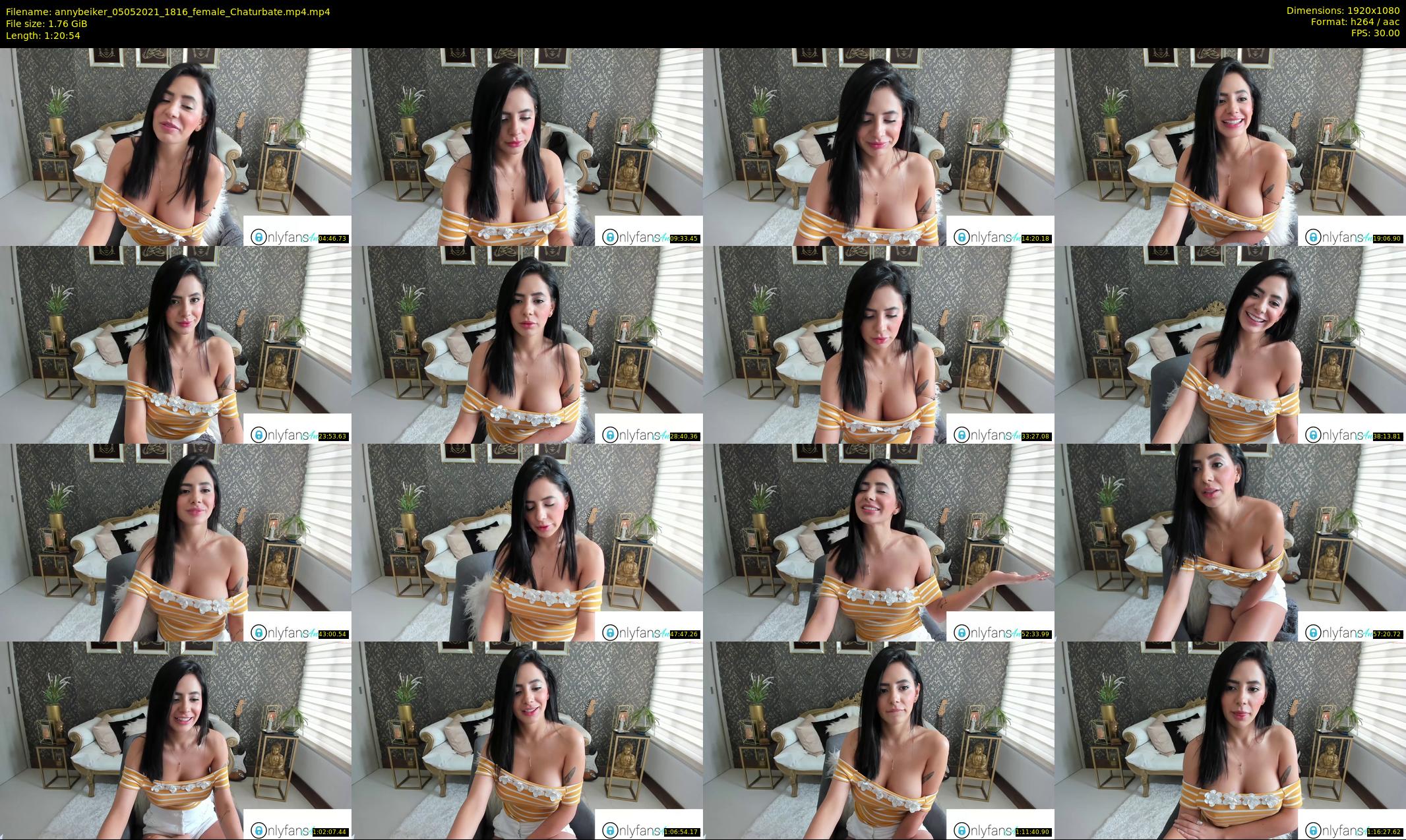 annybeiker — 81 minute Chaturbate female cam show recording, 1080p, May 5, 2021
