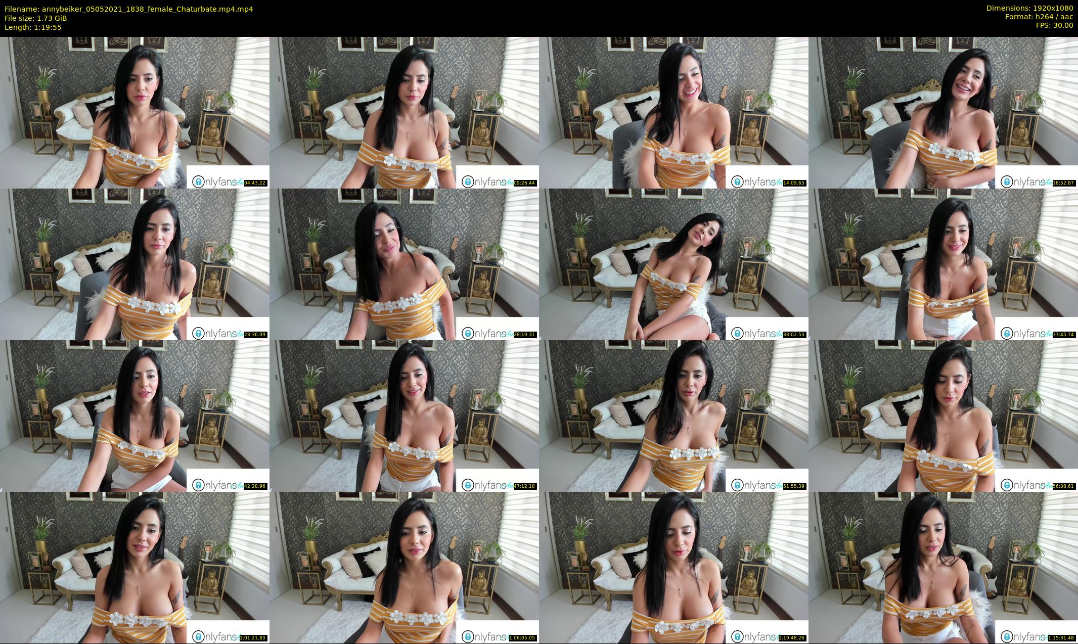 annybeiker — 80 minute Chaturbate female cam show recording, 1080p, May 5, 2021