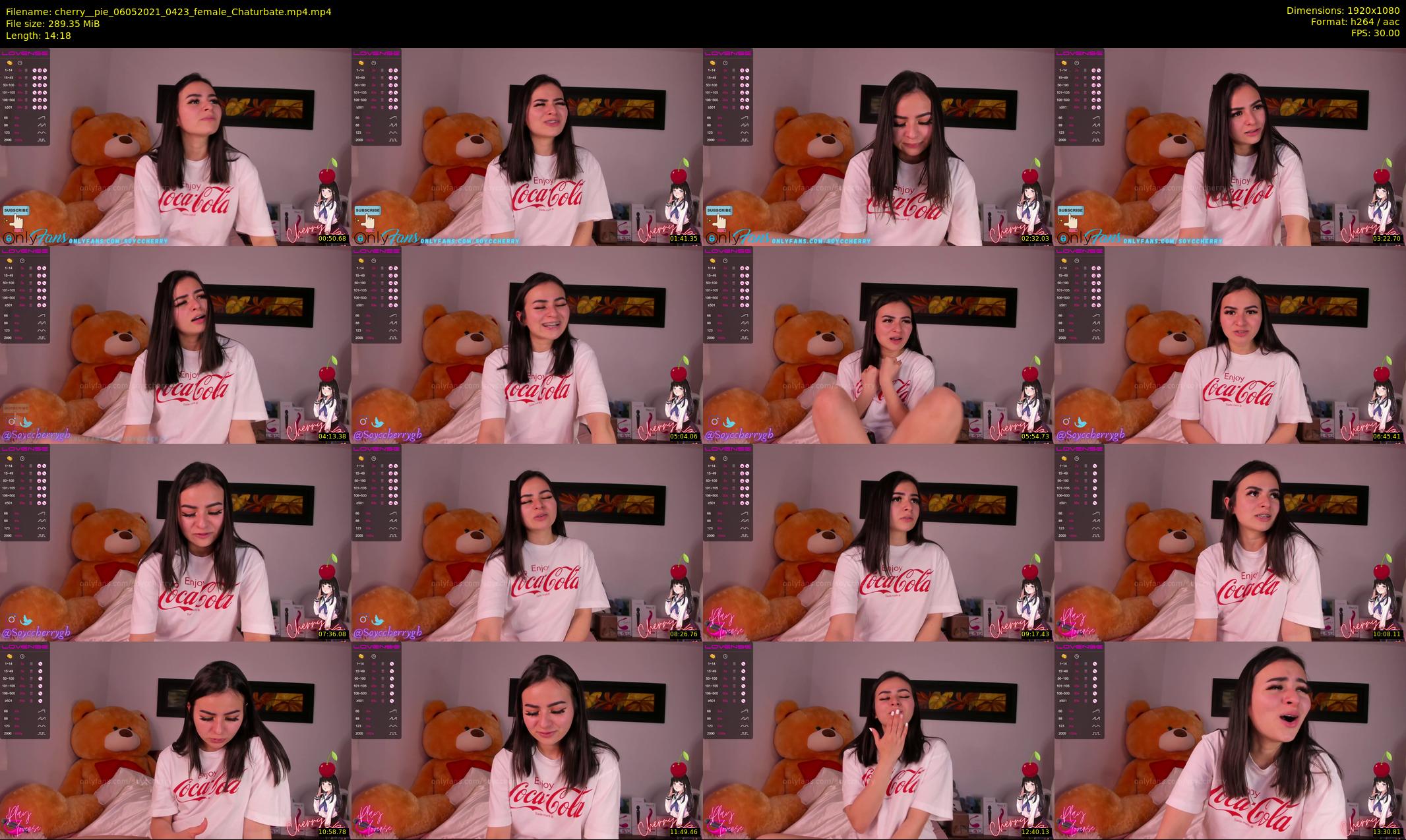cherry__pie — 15 minute Chaturbate female cam show recording, 1080p, May 6, 2021